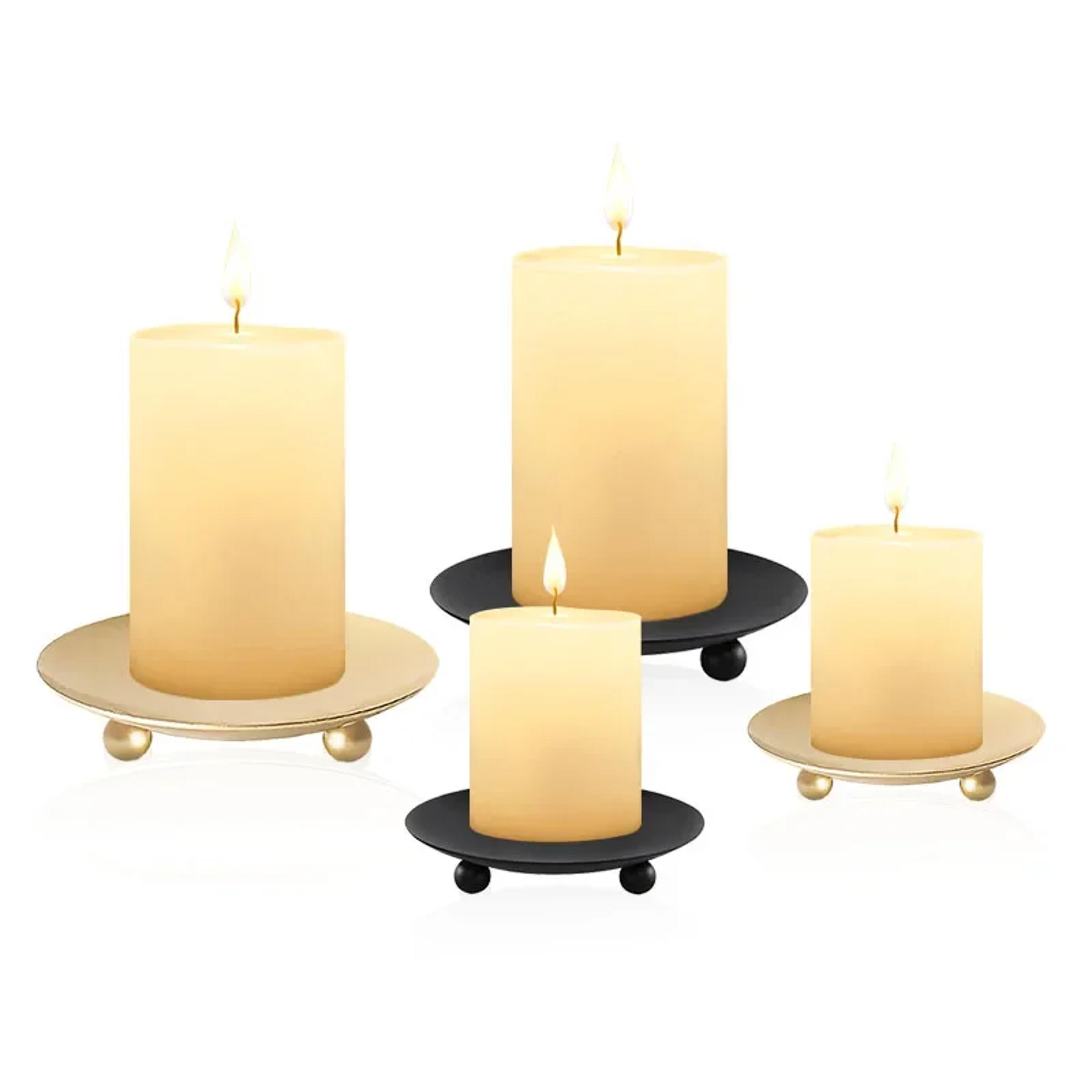 modern iron candle holders for wedding holiday and home decor