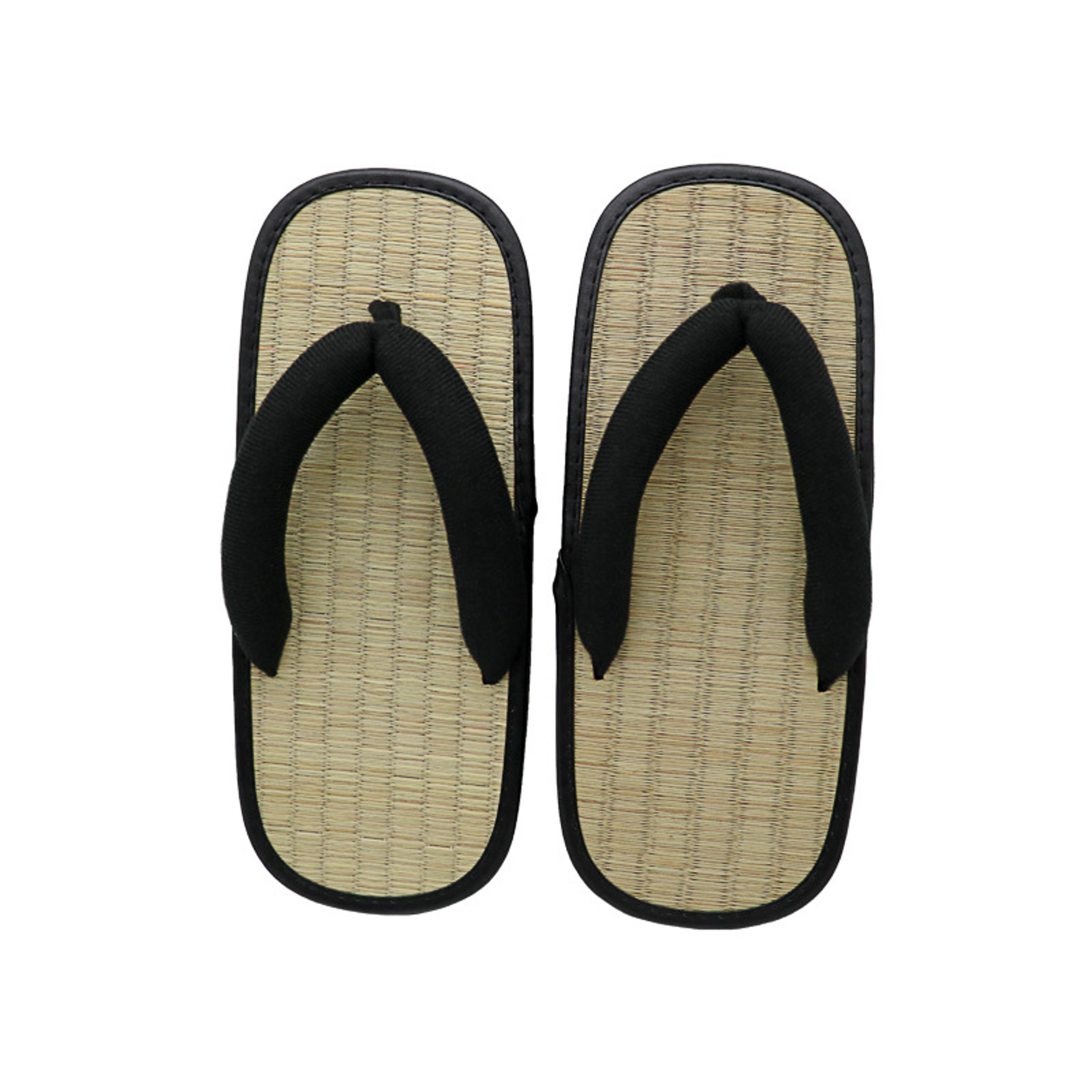 men's hemp flip flops with thick eva sole and y-shaped toe strap