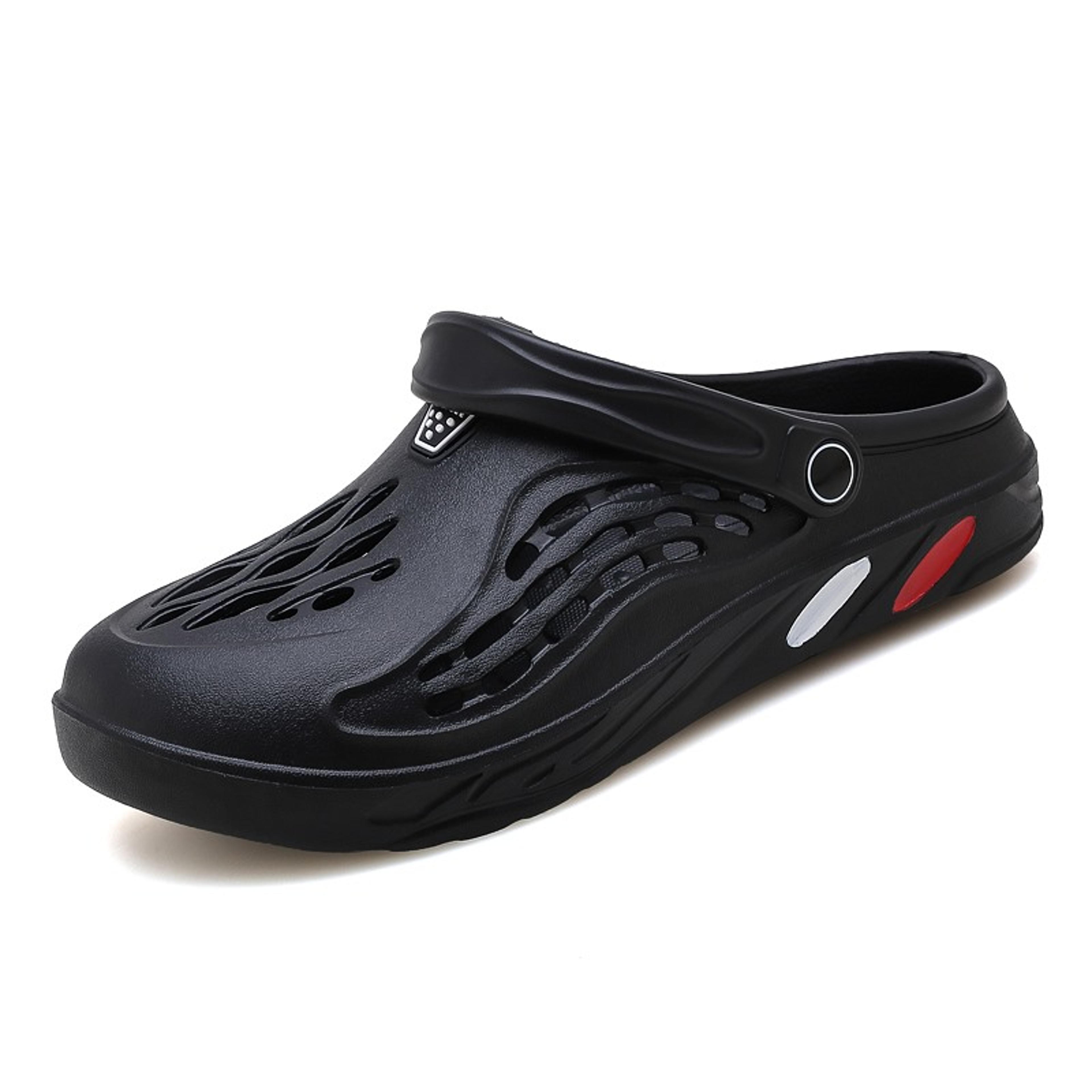 men's eva platform clogs with lightweight soft sole for summer outdoor wear