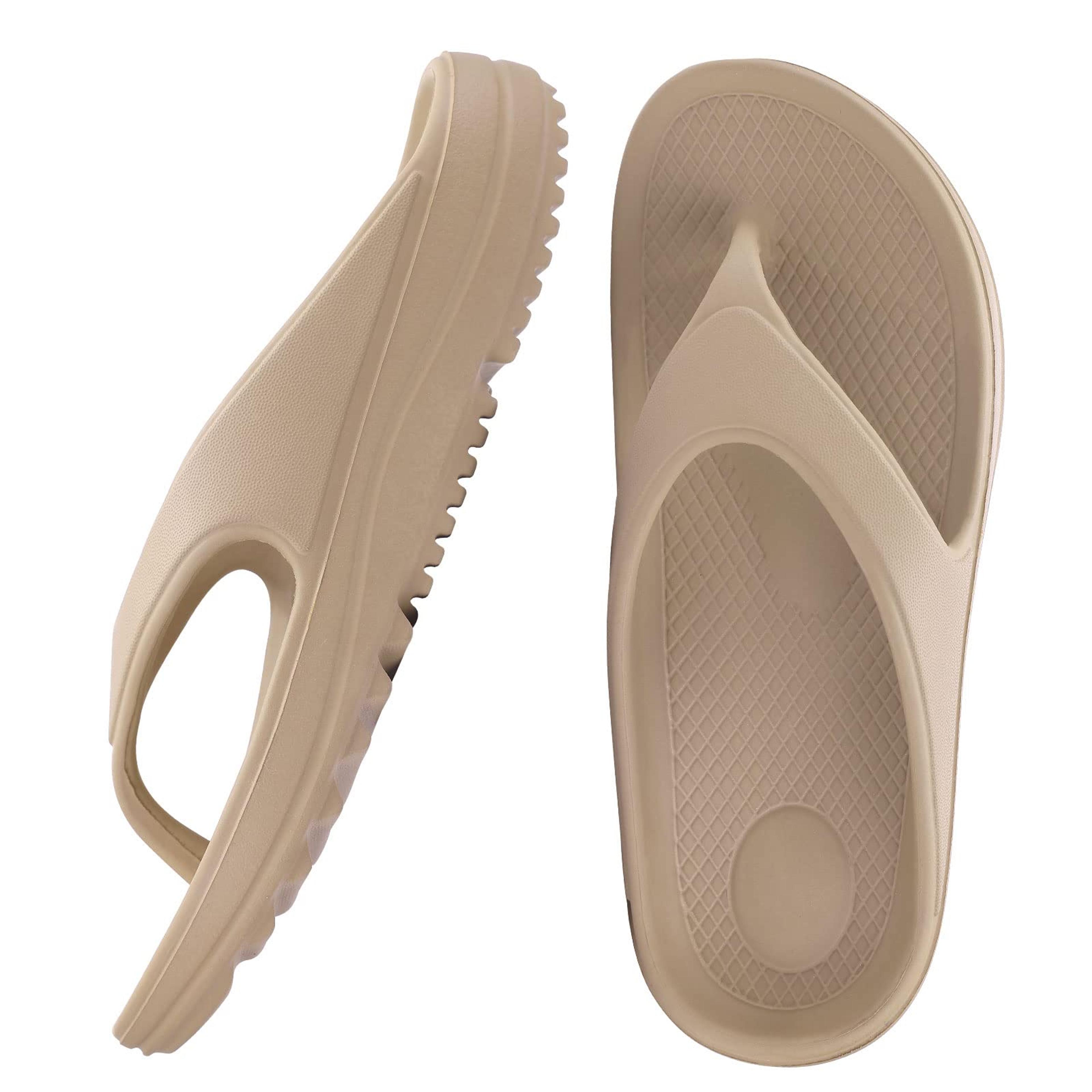 women's arch support eva flip flops with non-slip thick platform sole
