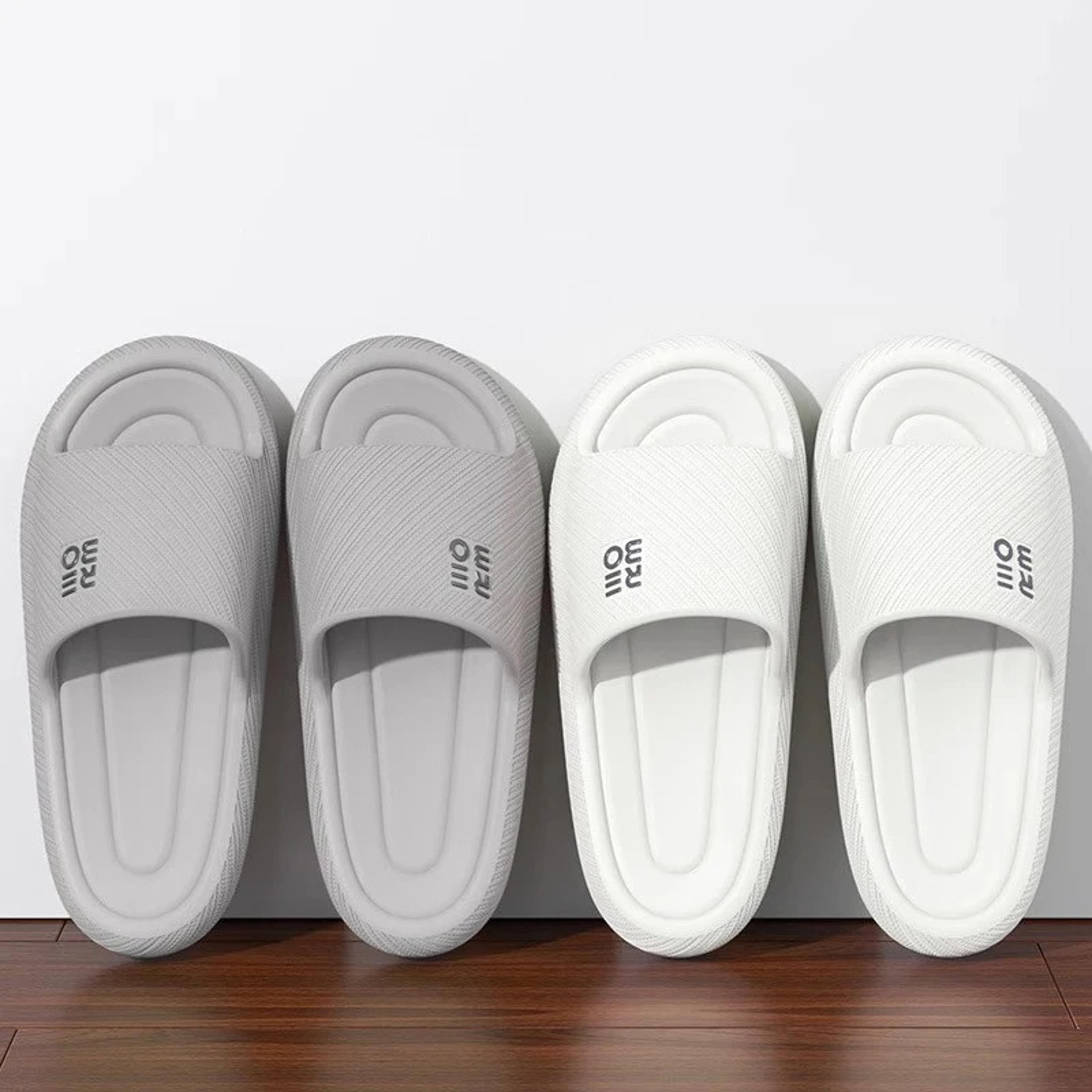 men's eva bathroom slippers with non-slip sole for indoor summer wear