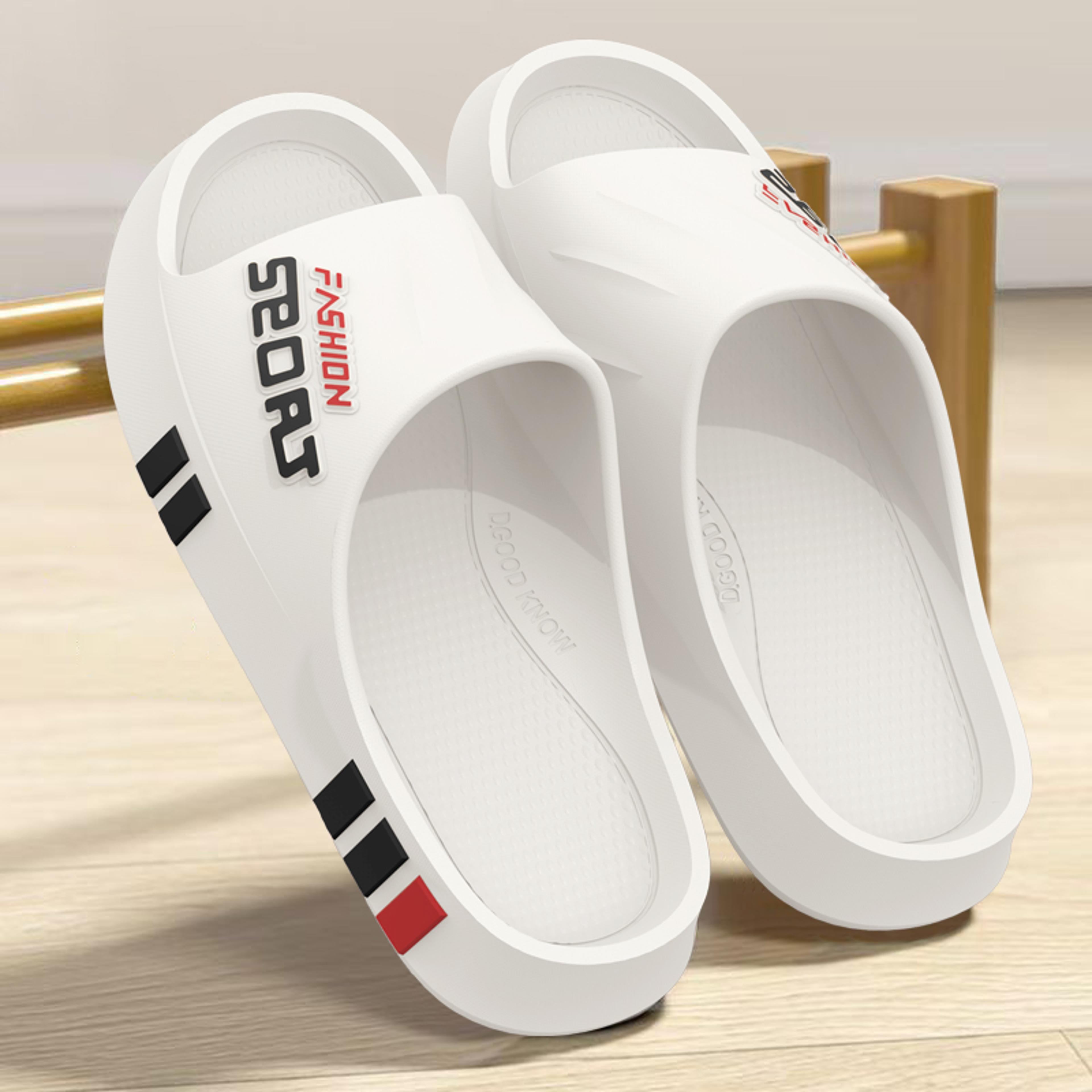 men's eva summer slippers with thick anti-slip sole