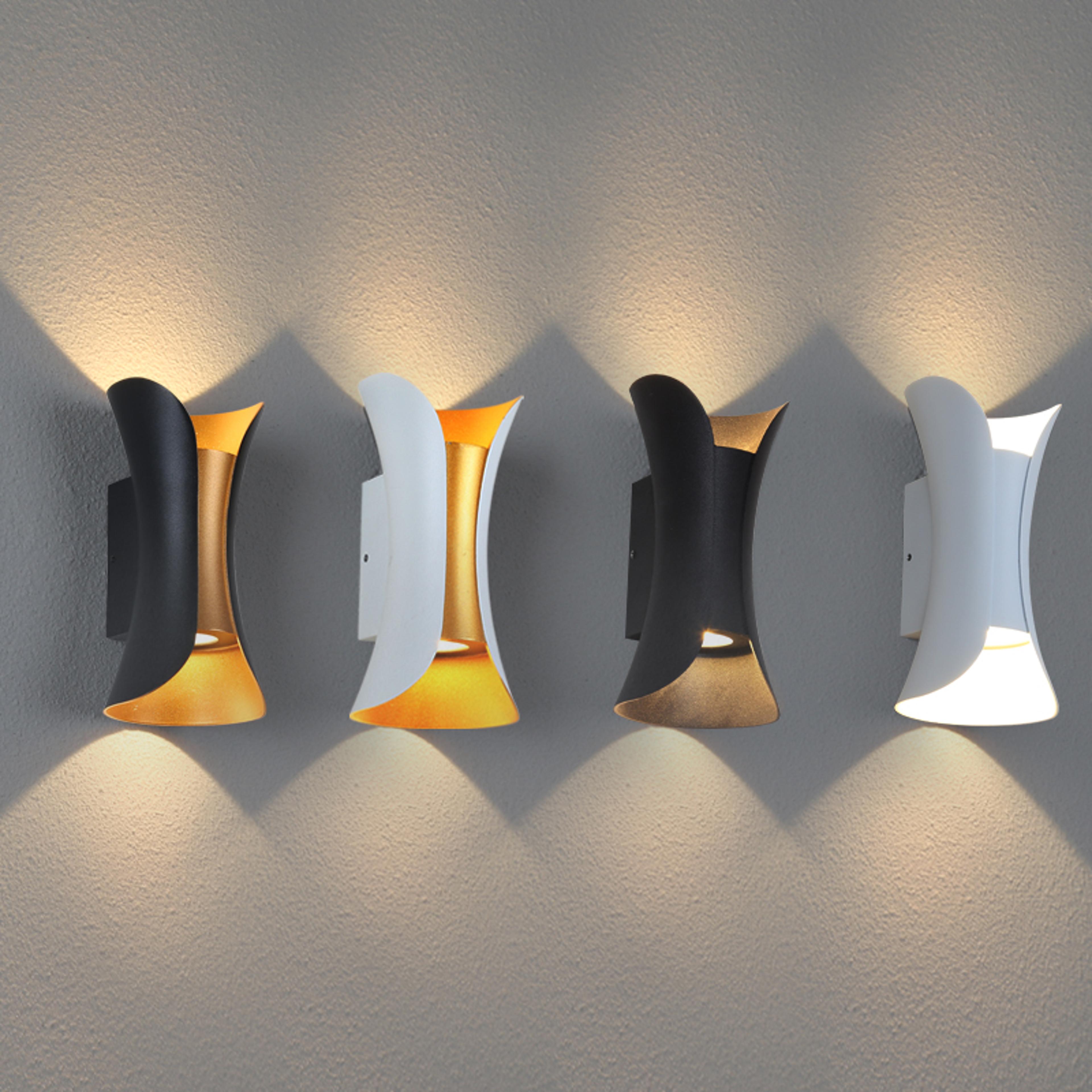 ip65 led outdoor wall light aluminum up and down porch lighting fixture