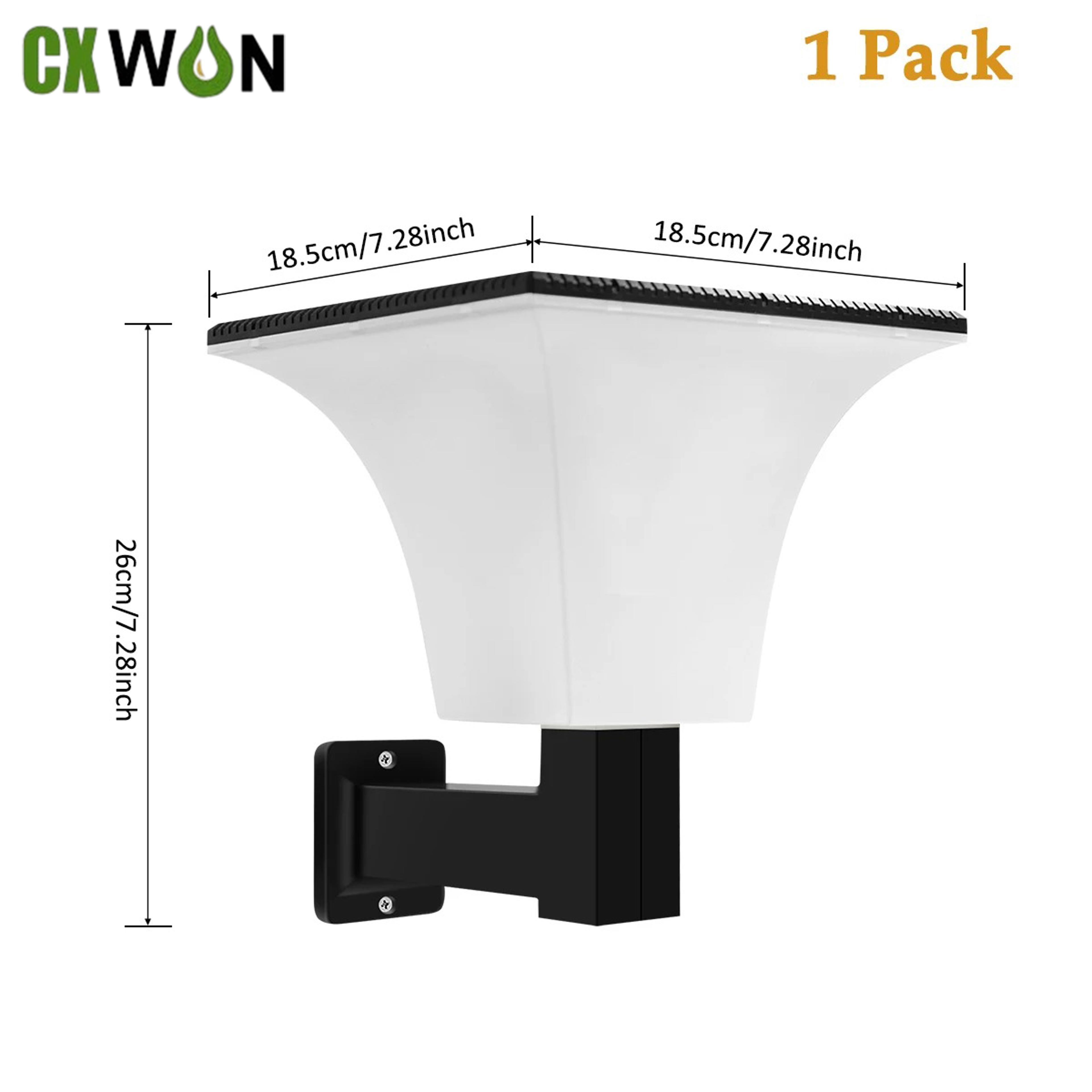 solar wall led light with radar motion sensor and ip65 weather protection