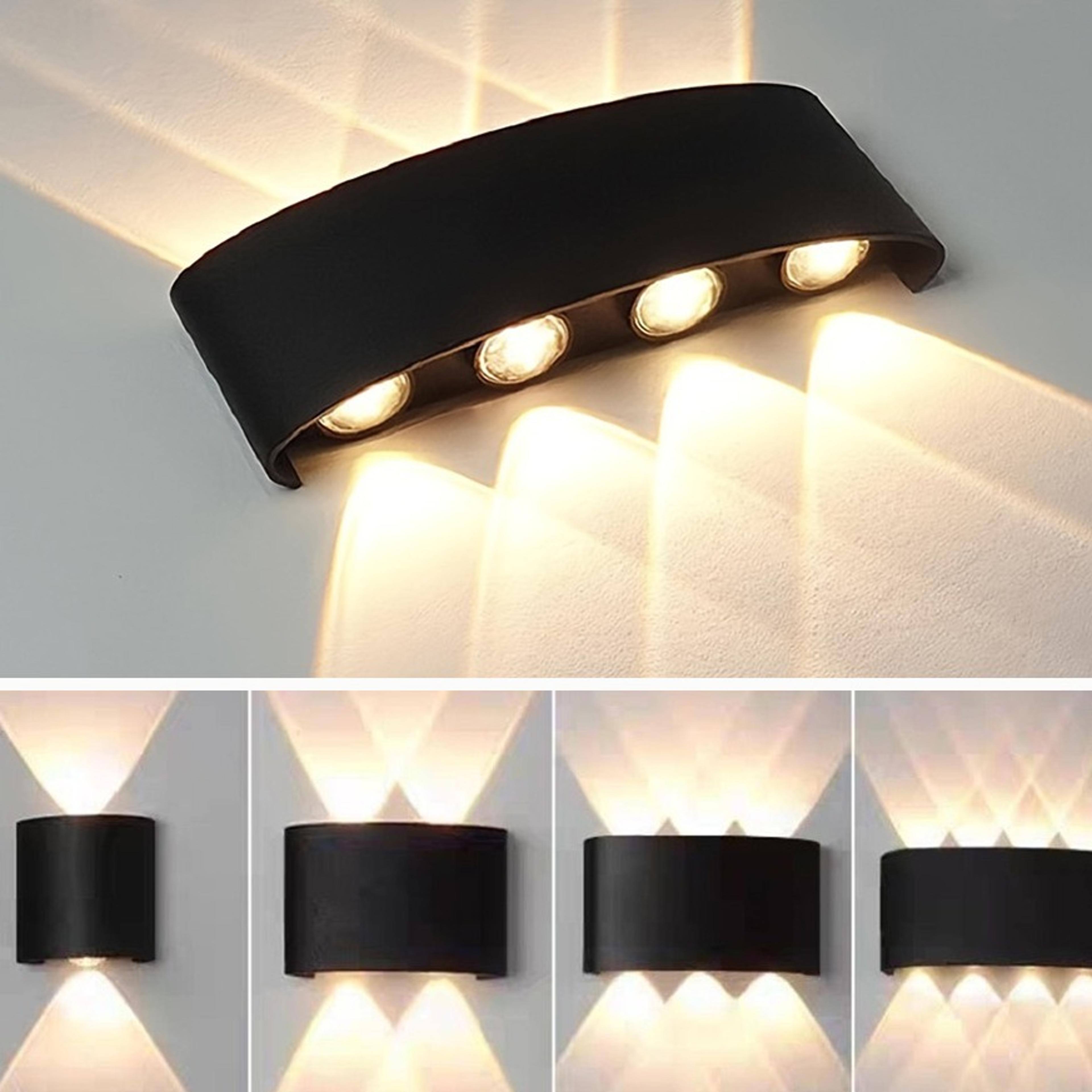 aluminum led wall light ip65 waterproof up and down indoor outdoor lamp