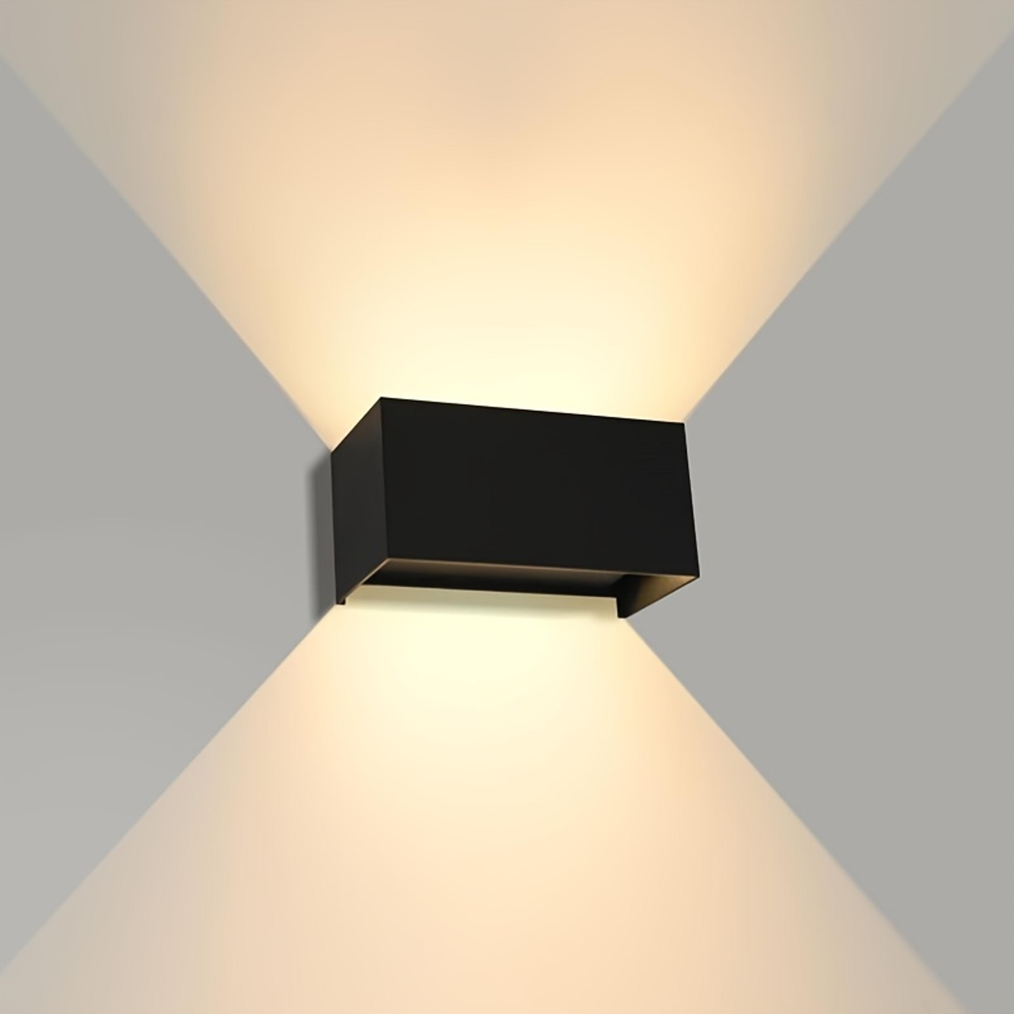 24w adjustable led wall light ip65 indoor outdoor up and down wall lamp