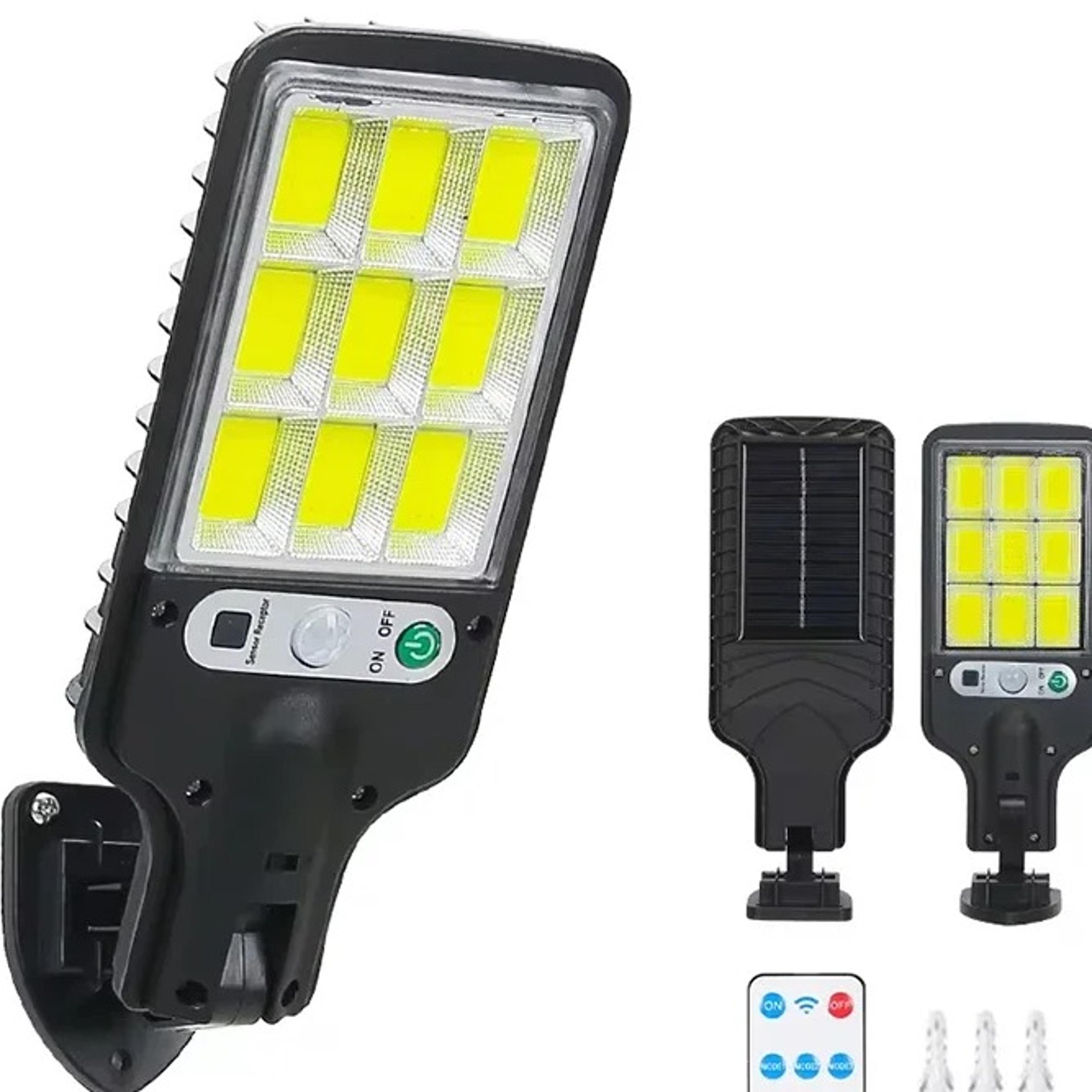 15000lm solar outdoor wall light with motion sensor remote control and ip65 waterproof design