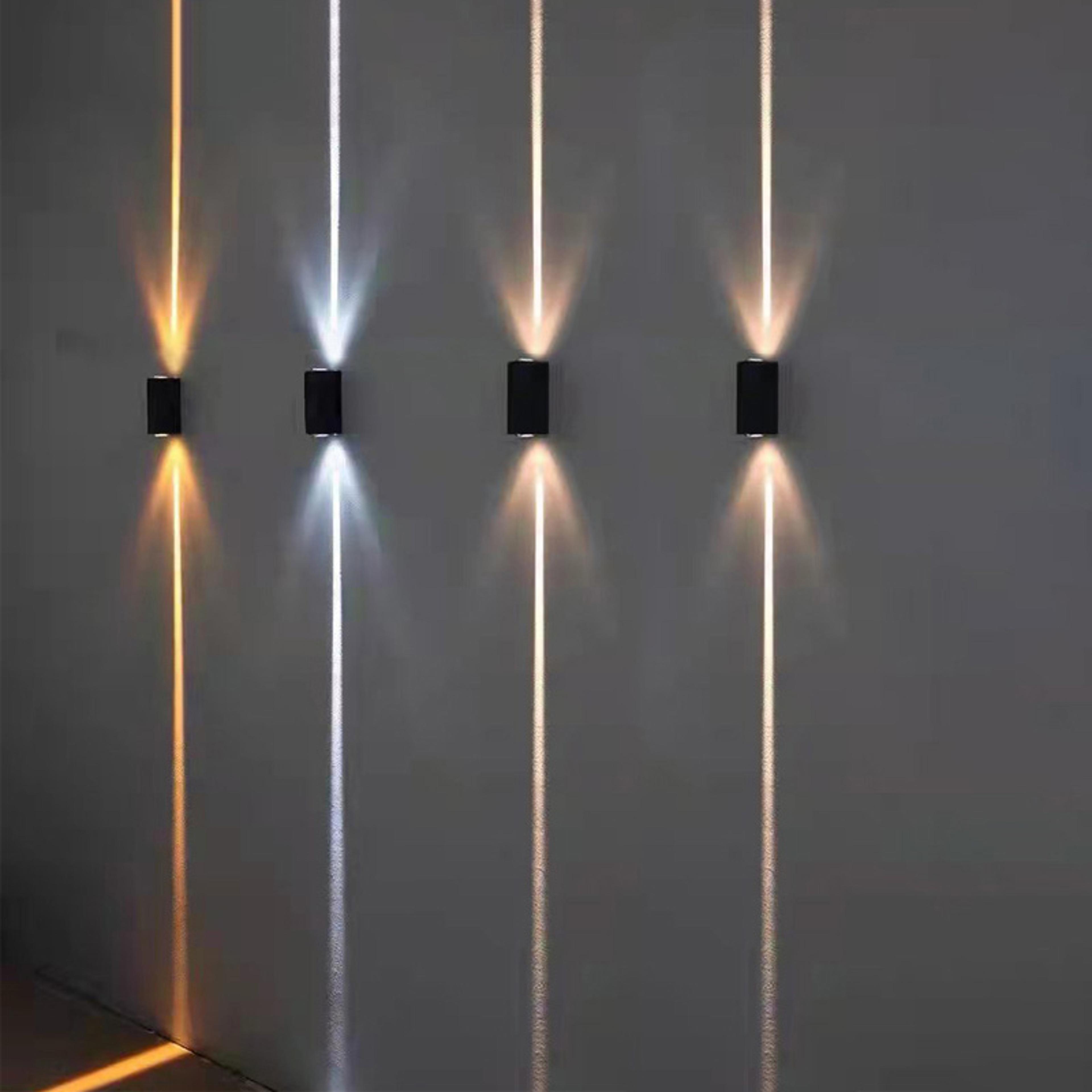 6w led outdoor wall sconce ip65 aluminum up and down wall light