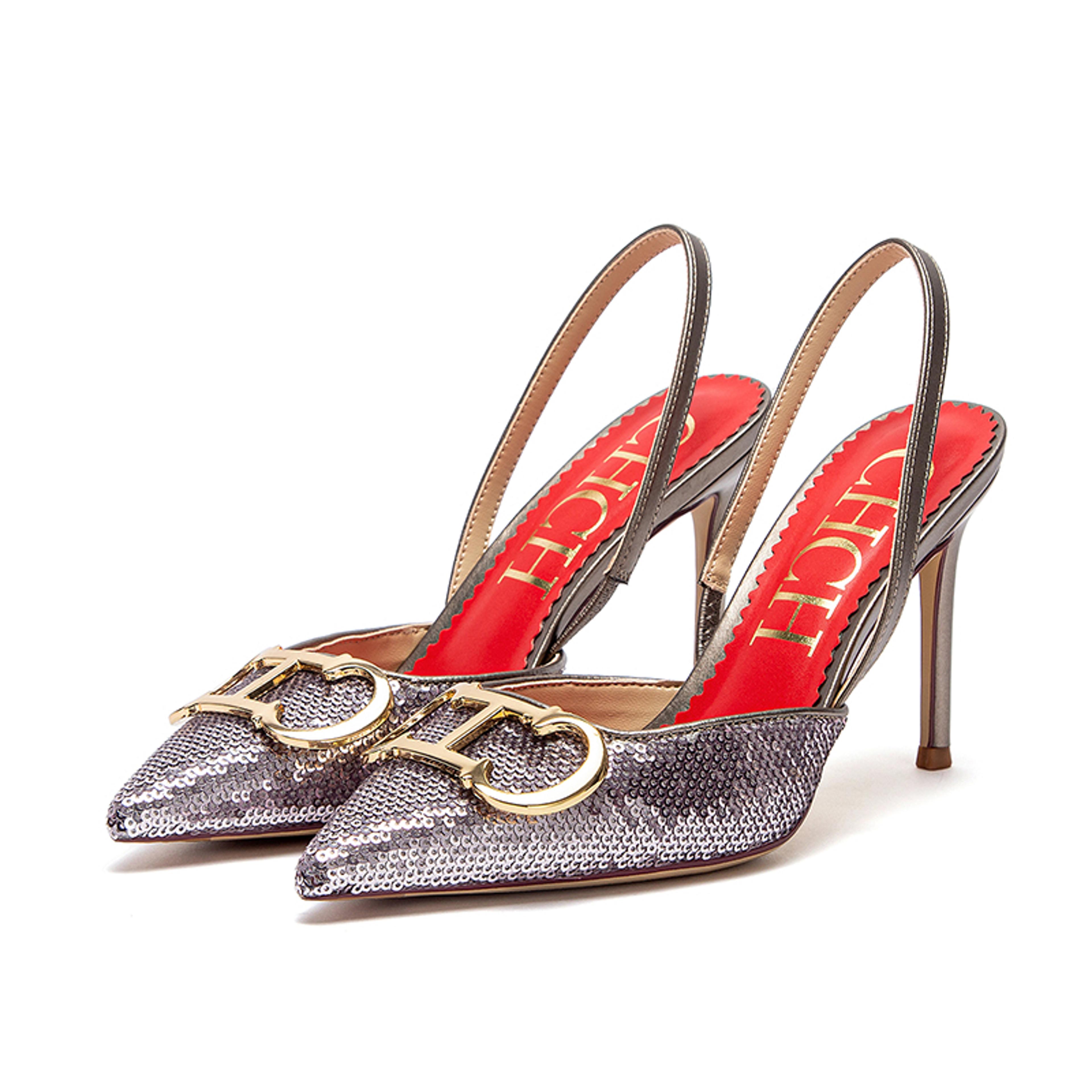 women's pointed toe t-strap high heel pumps for wedding and dress occasions