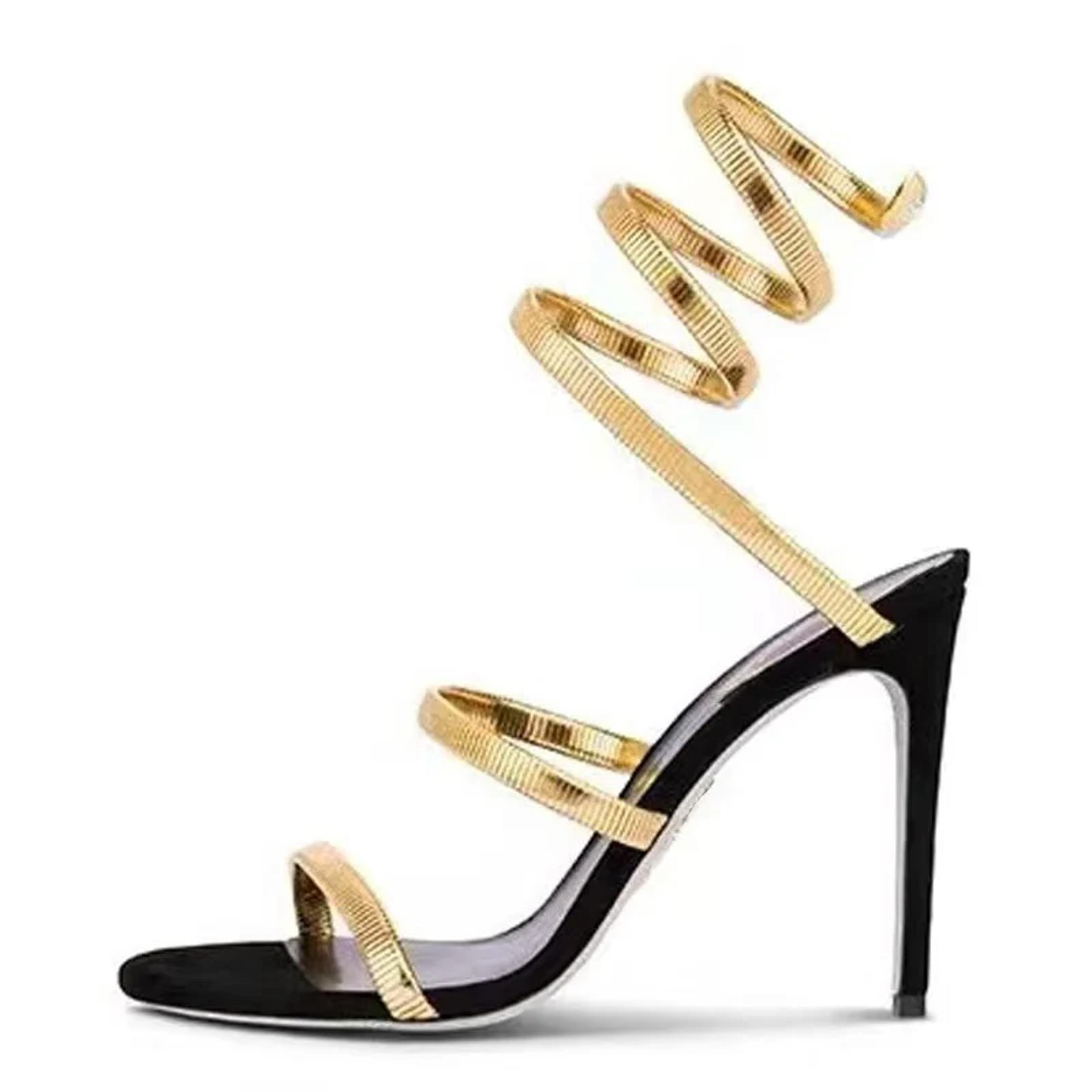 womens open toe high heel sandals with ankle strap and platform