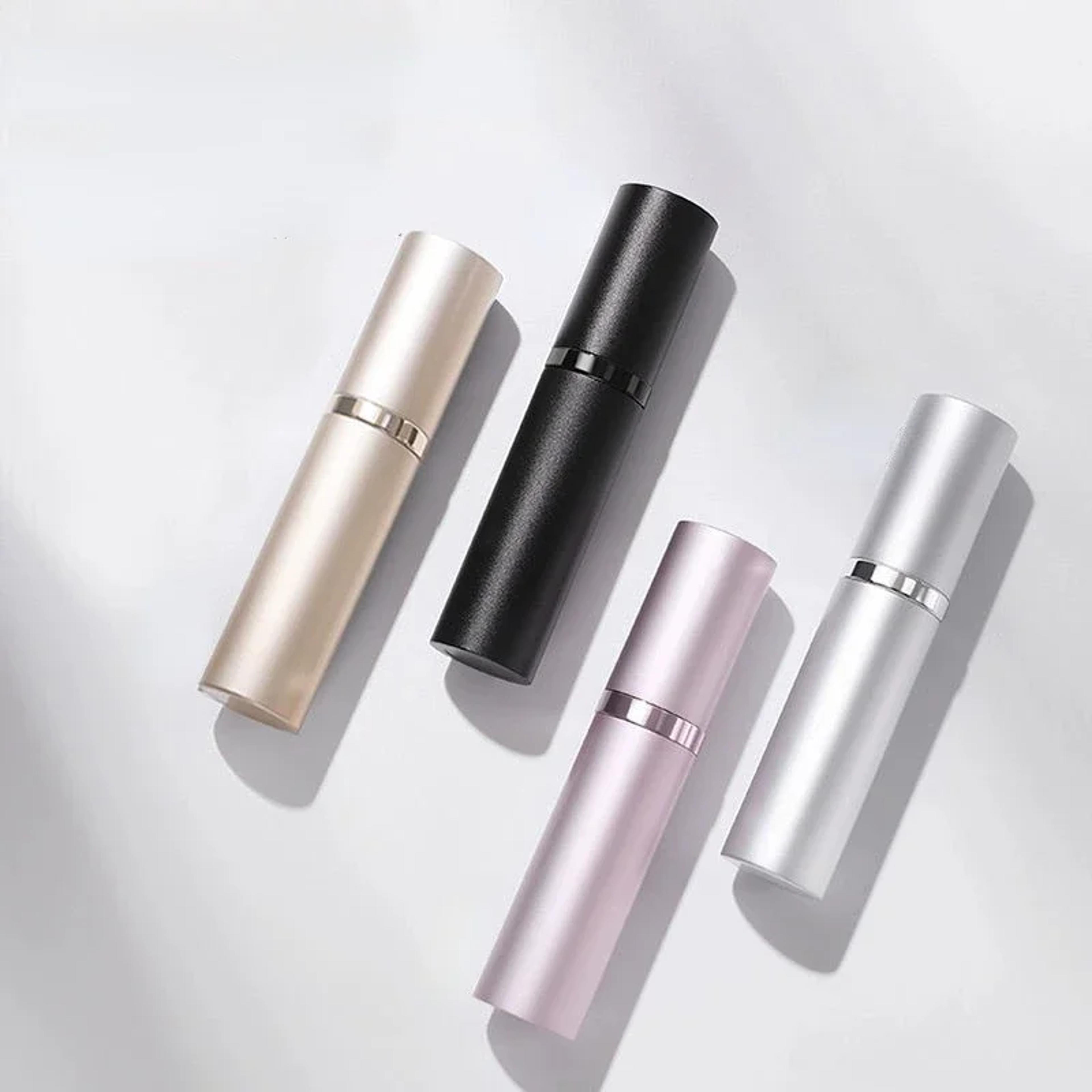 mini bottom fill refillable perfume atomizer 5ml 10ml leak proof travel spray bottle