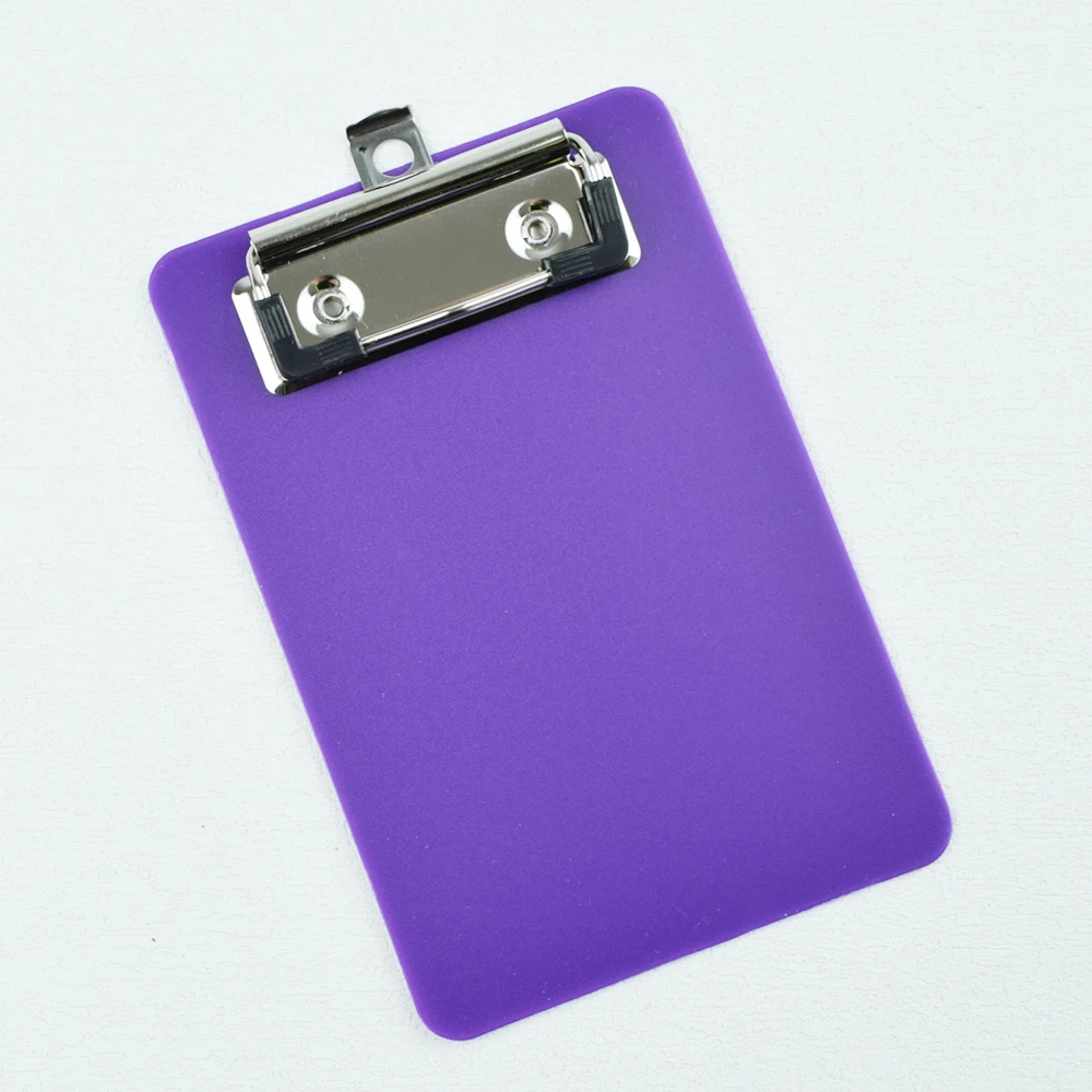 portable multi-function clipboard organizer hangable mini plastic note holder