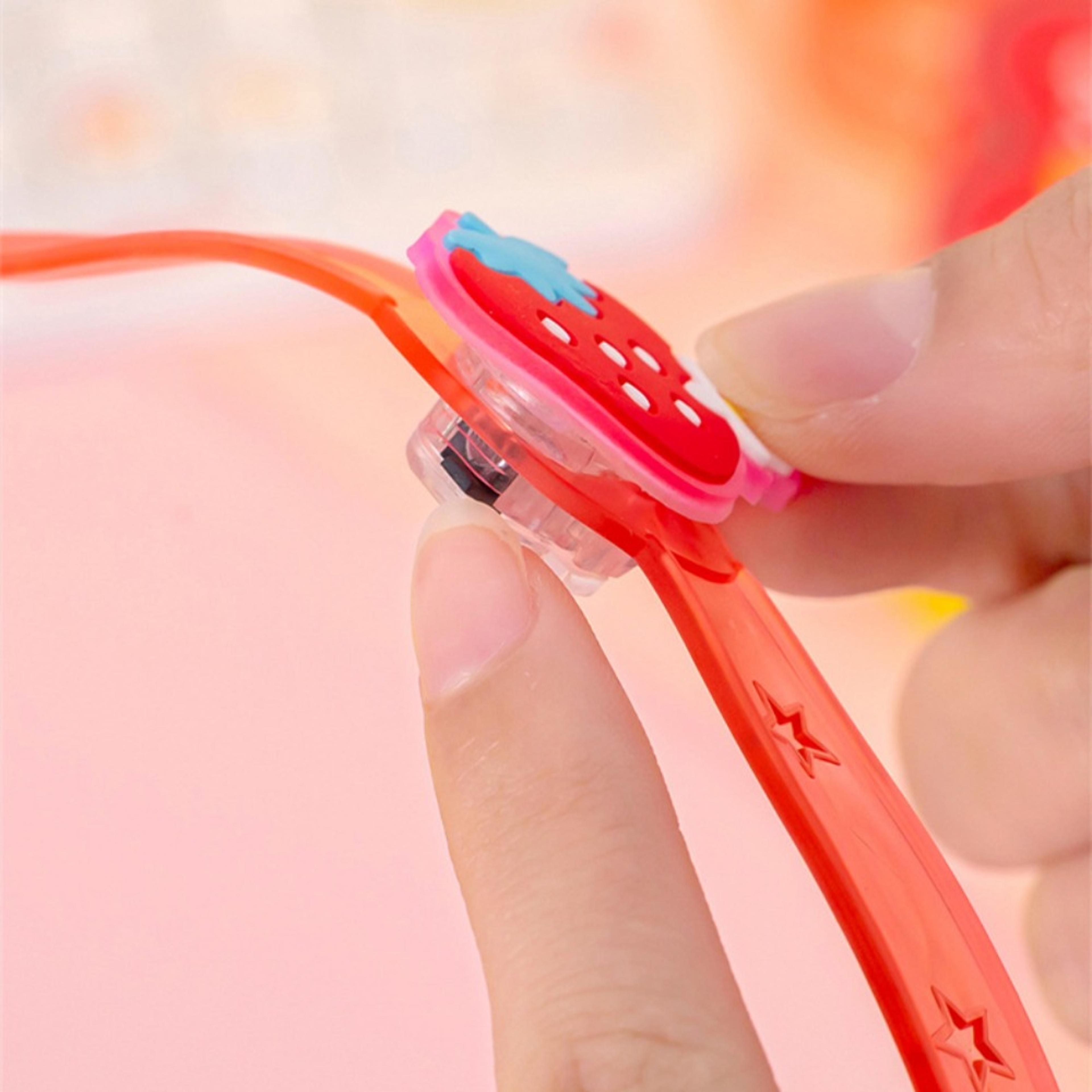 luminous plastic watch party accessory in multiple colors and styles
