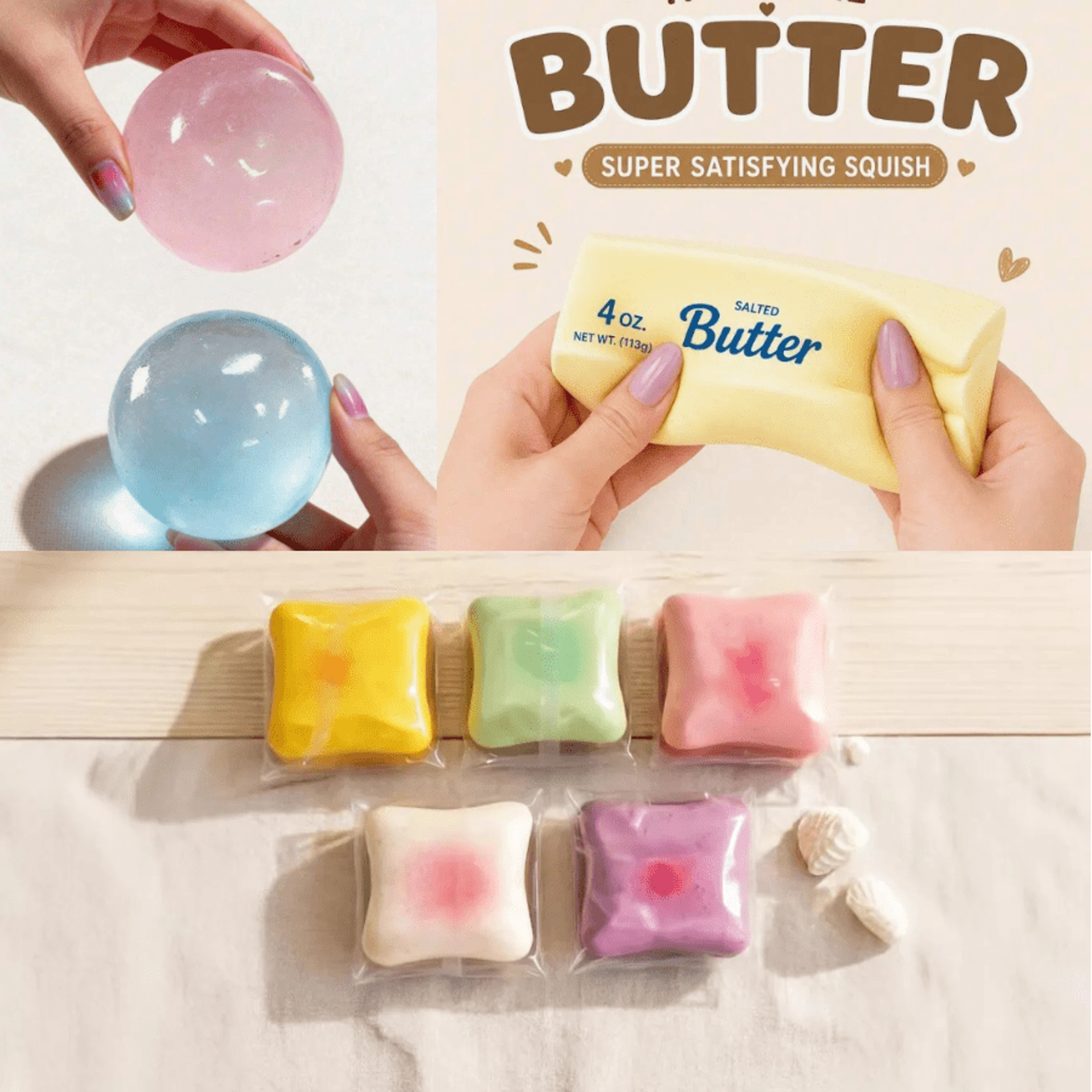mystery blind bag food squishy toy with slow rebound fidget design