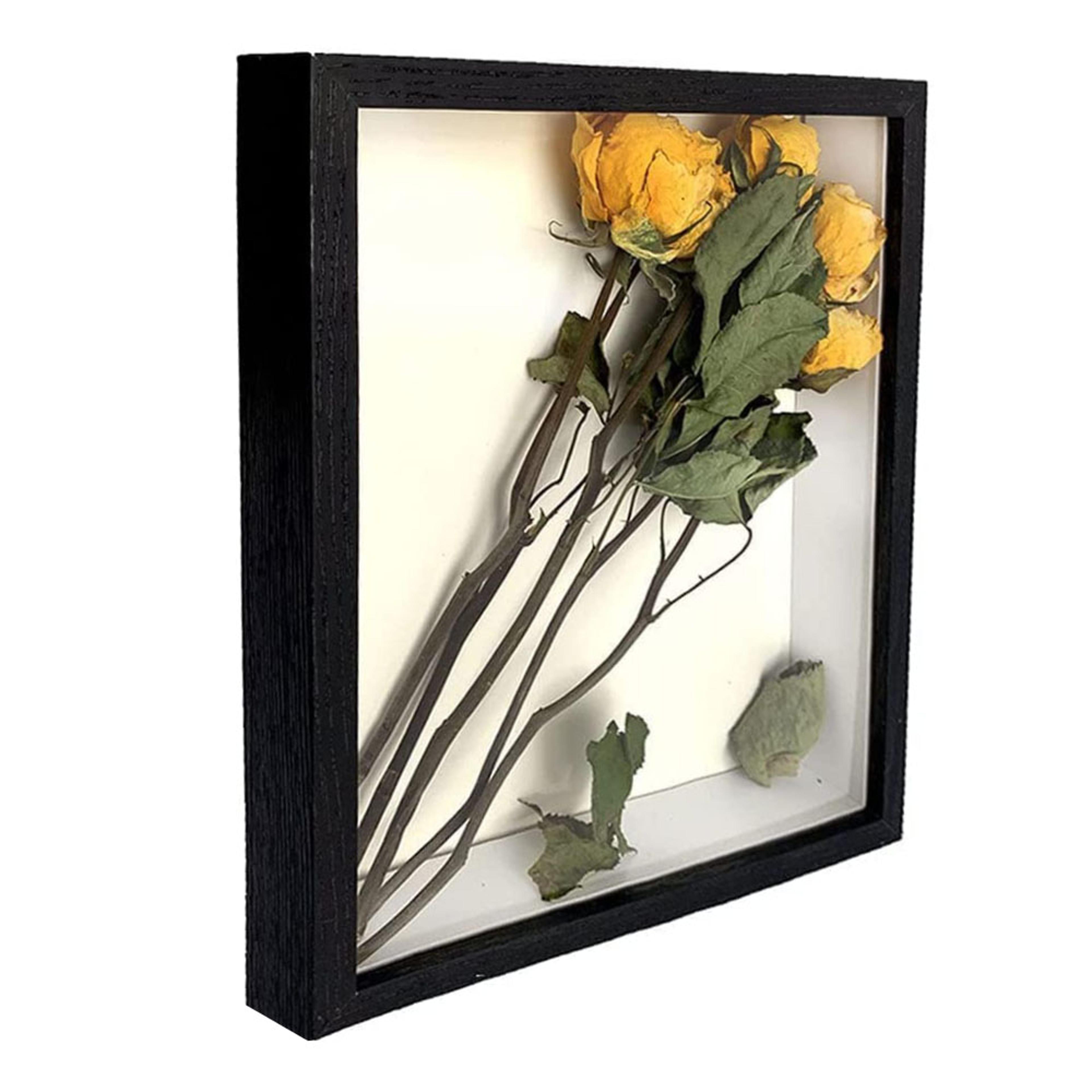 wood shadow box frame 1.2 inch deep rectangle 3d display photo frame