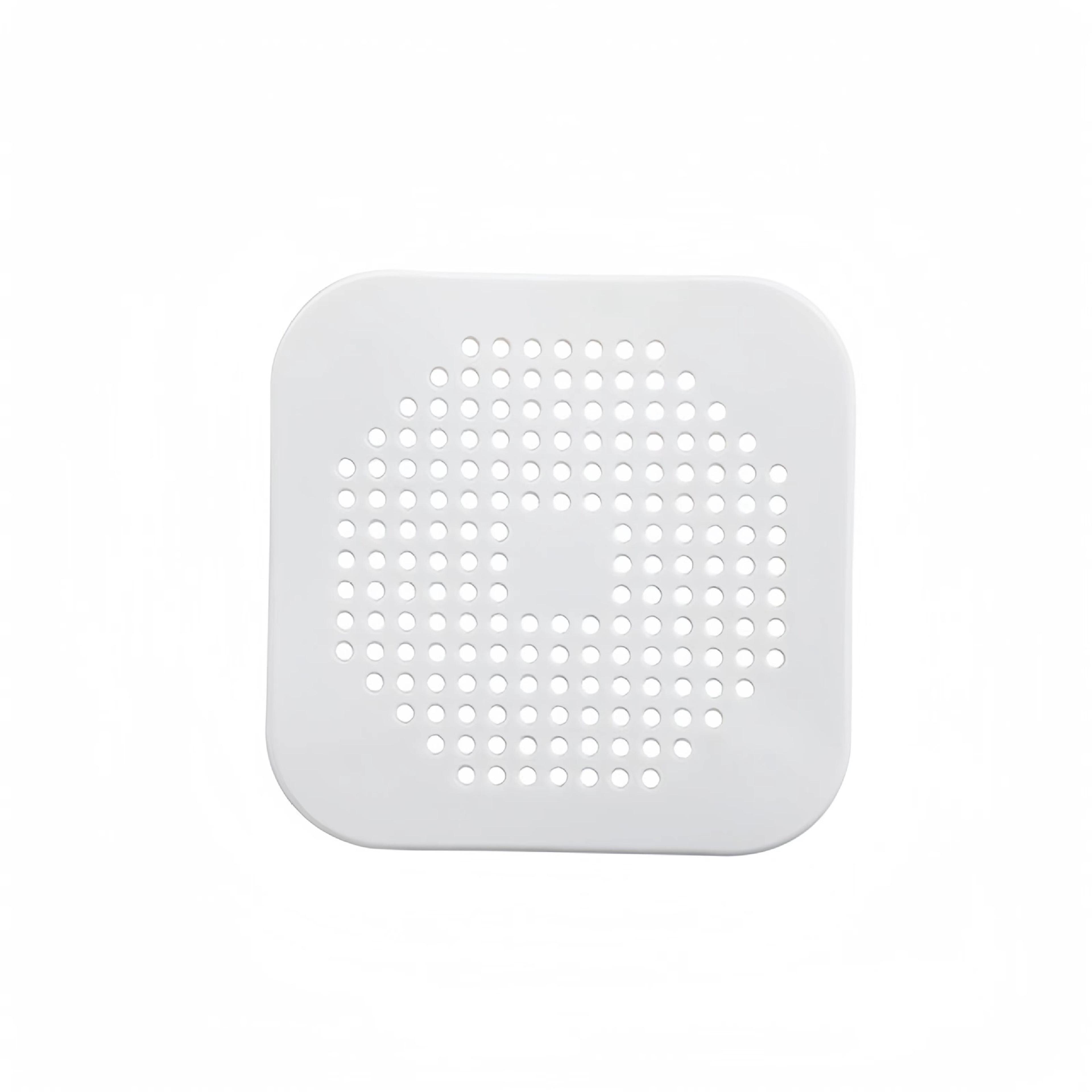 silicone shower drain hair catcher with suction cups
