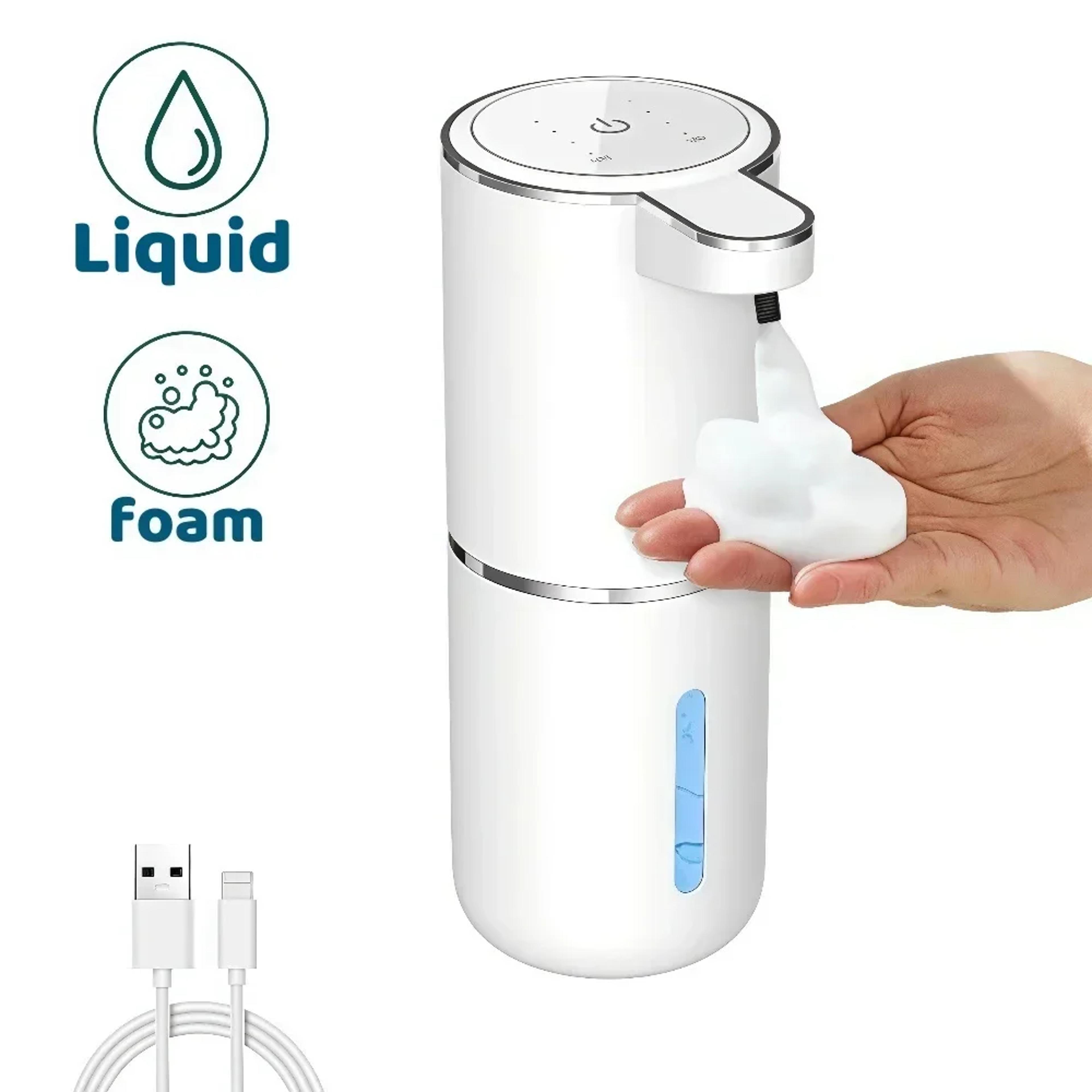 touchless automatic soap dispenser with infrared sensor and usb rechargeable design