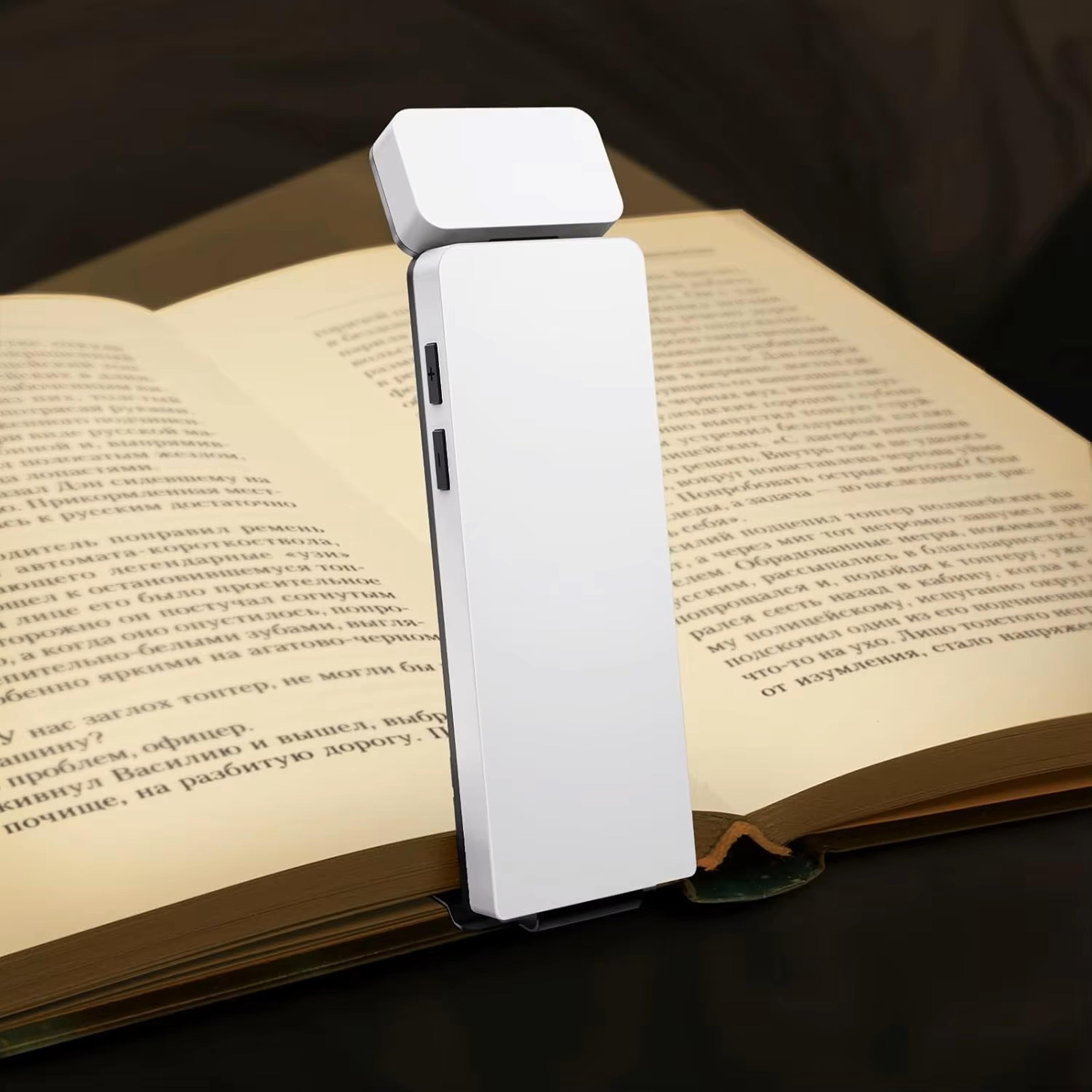 usb rechargeable clip on led reading light 3w portable book lamp