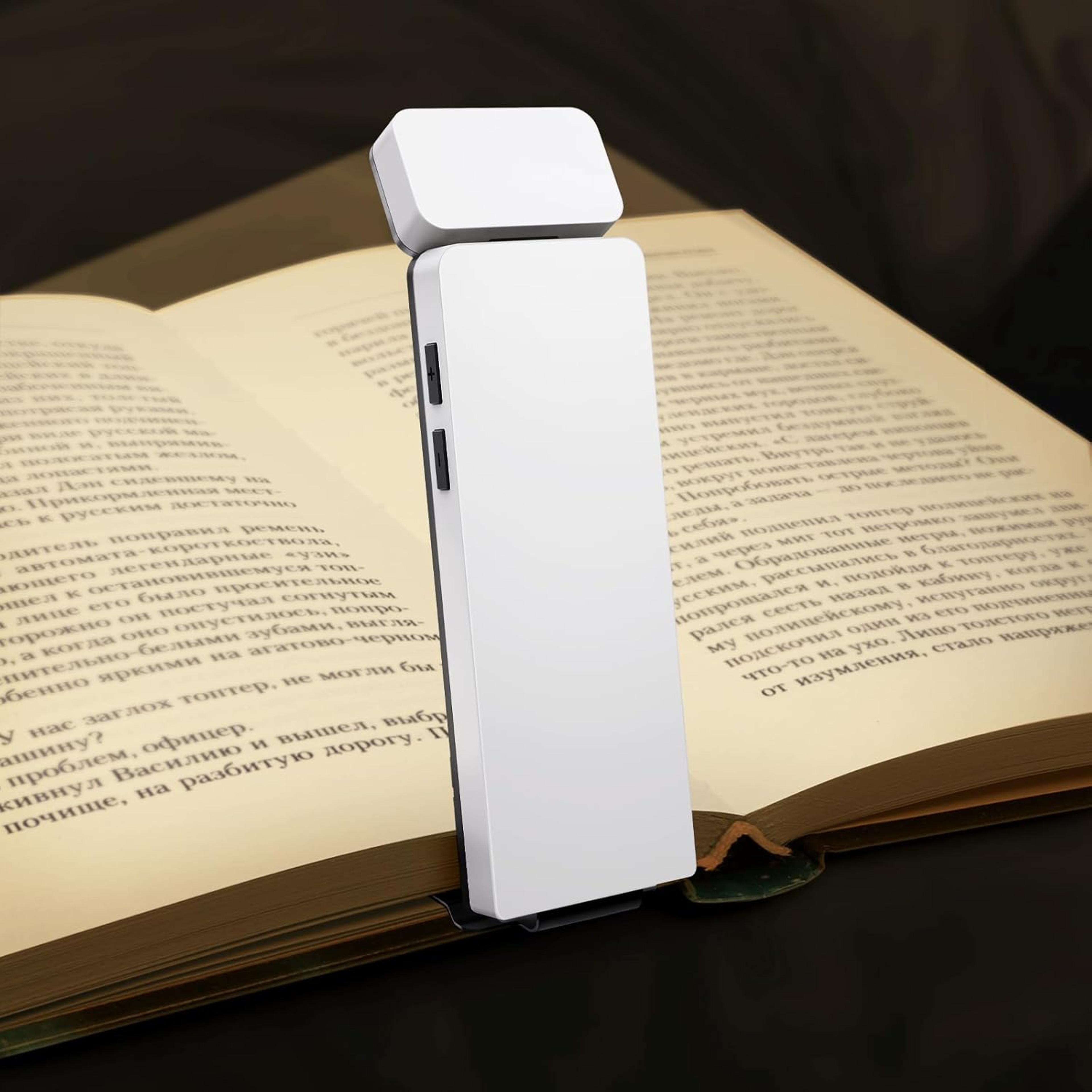 usb rechargeable clip on led reading light portable mini book lamp