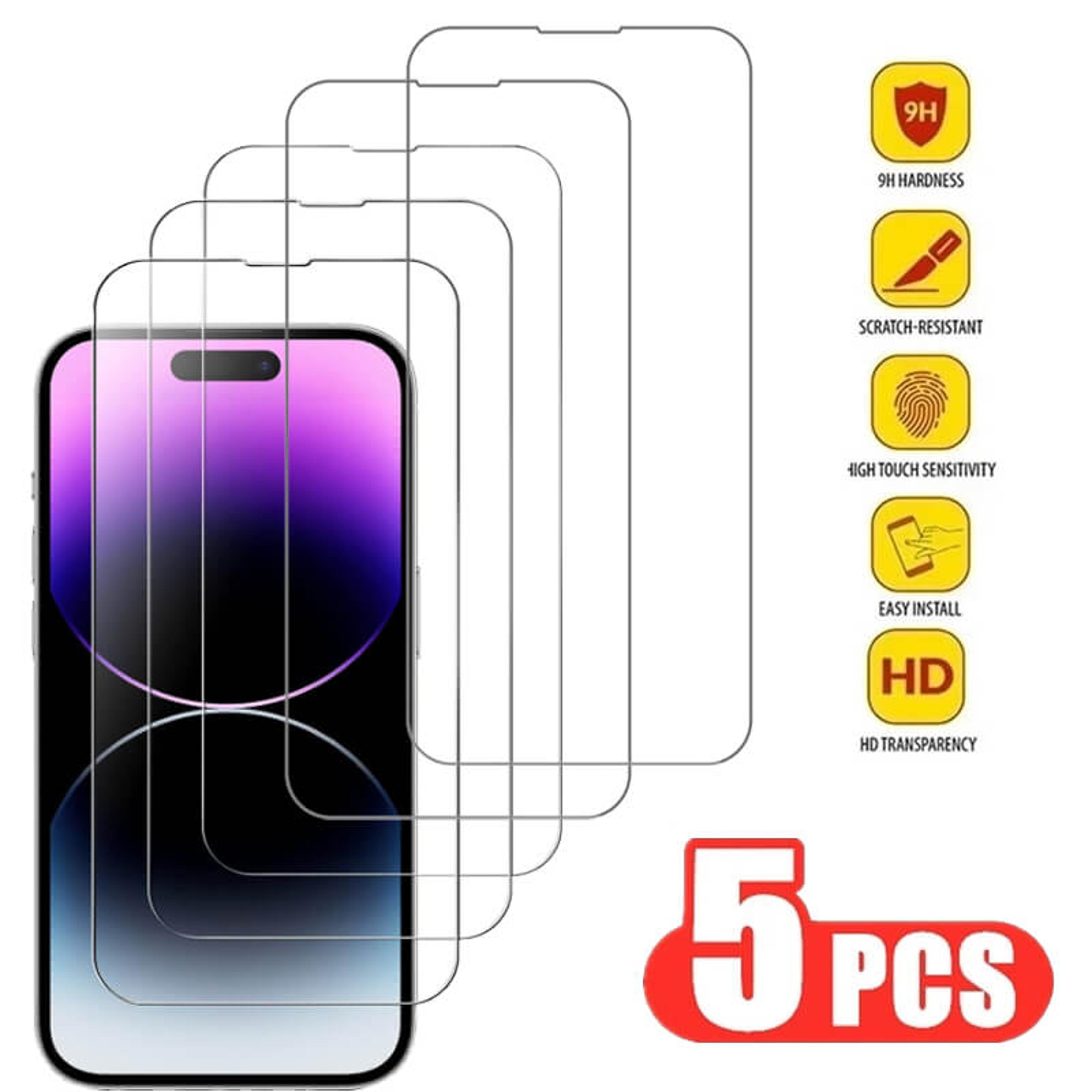 tempered glass screen protector for iphone 14 and 15 series anti-scratch anti-shatter