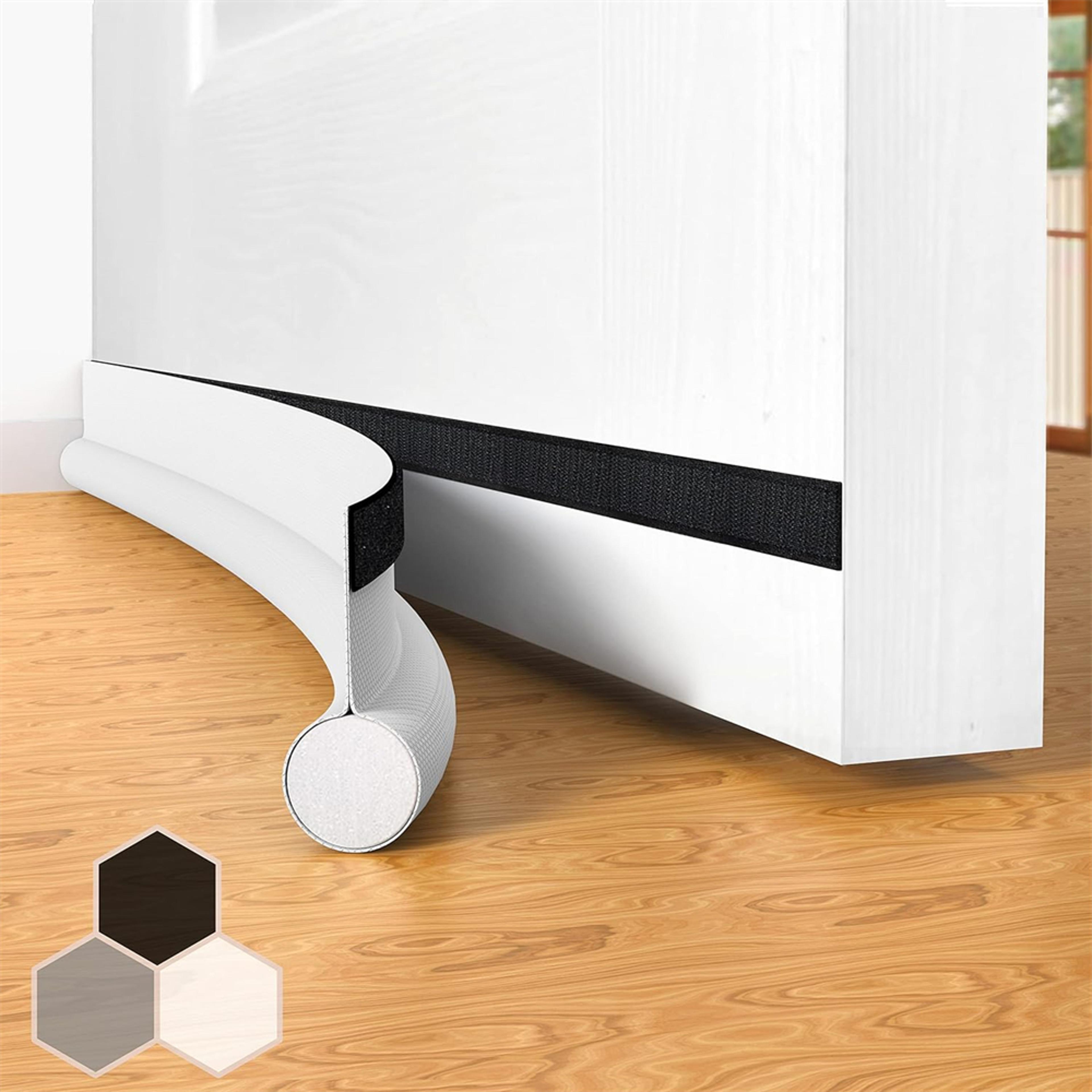 flexible self-adhesive door seal strip for draft and noise reduction