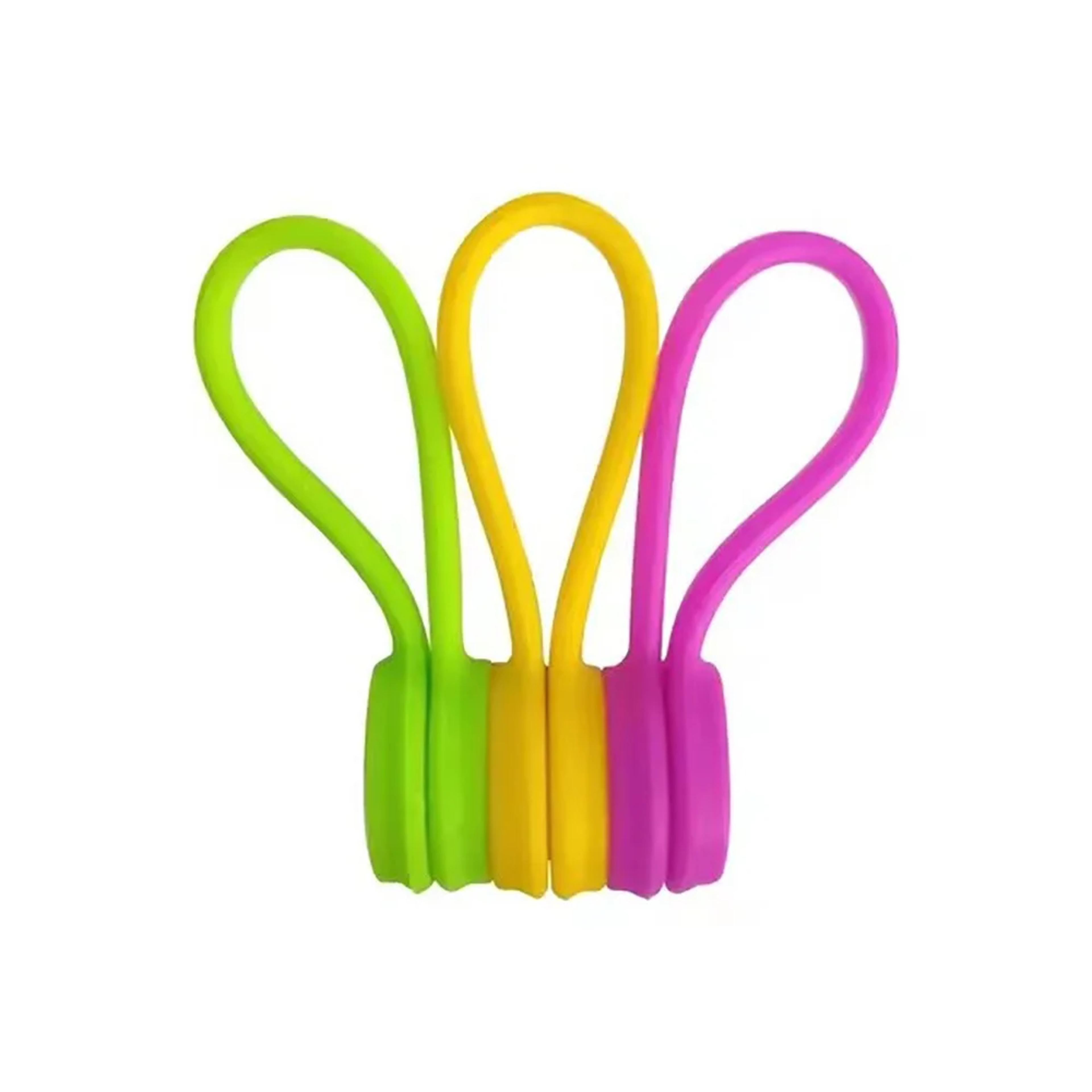 magnetic cable ties reusable cord organizer for wires earphones and everyday items