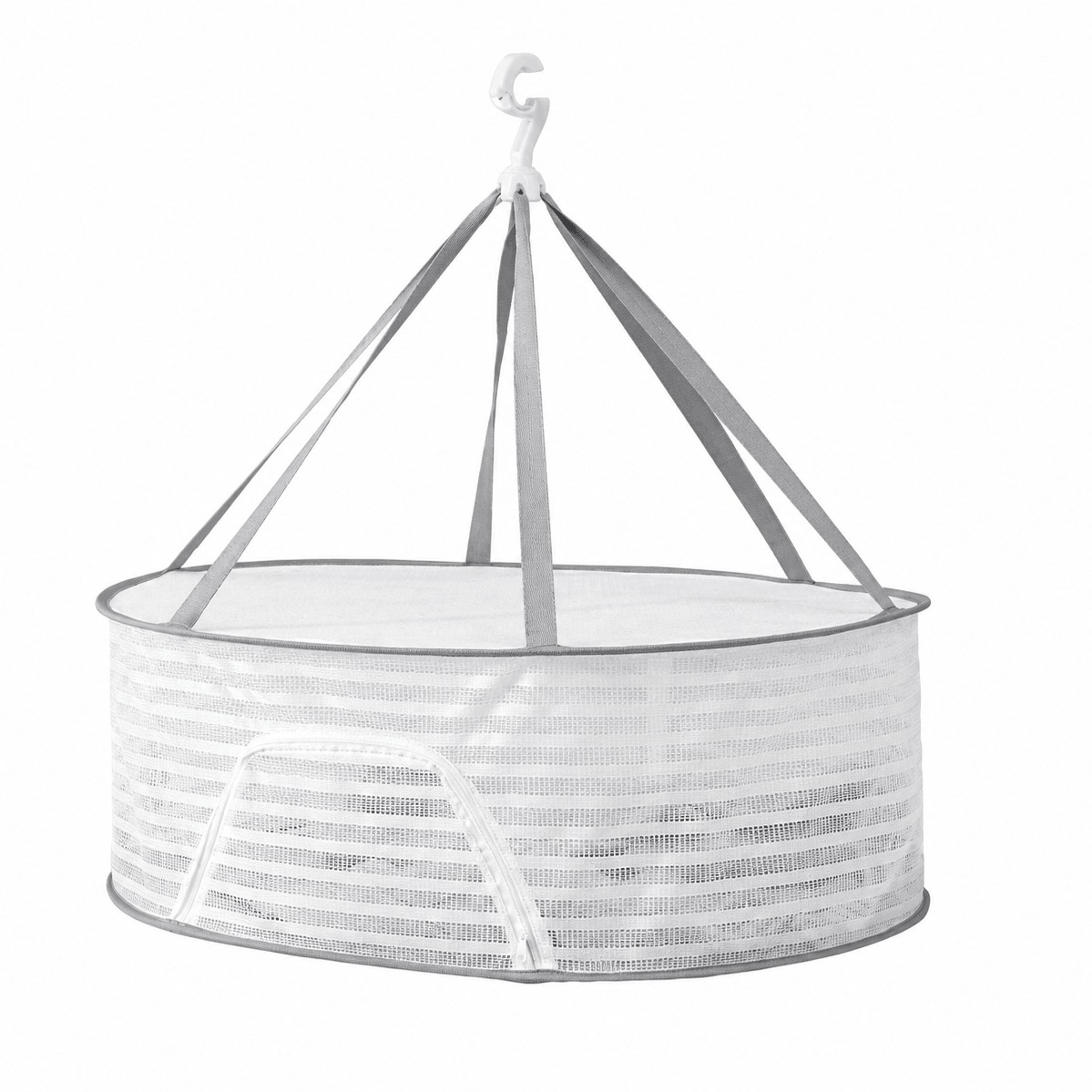 foldable hanging mesh drying rack for herbs clothes and fruits with 1 2 or 3 tiers