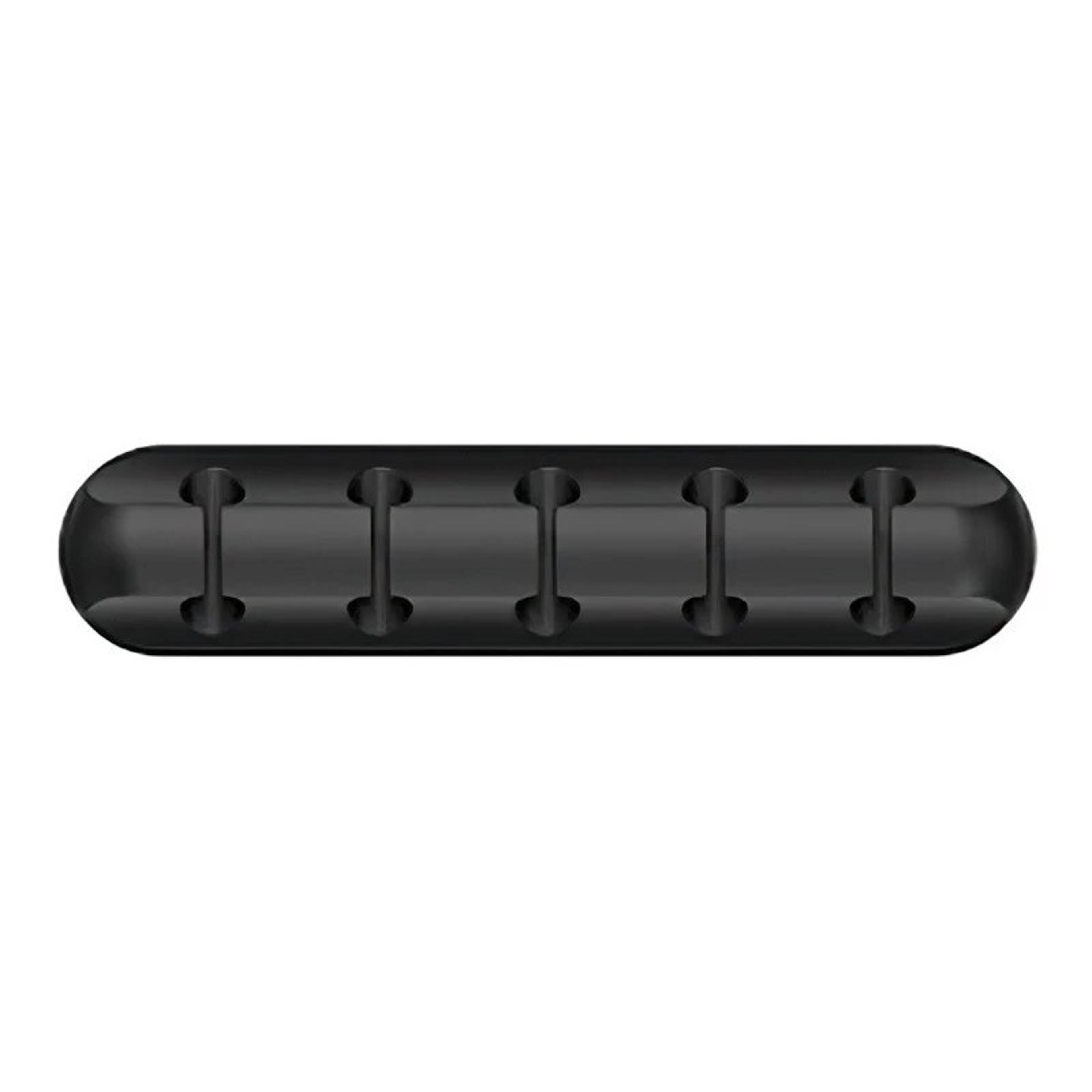 silicone cable organizer 5 or 7 hole desktop cord holder for charging mouse and headphone cables
