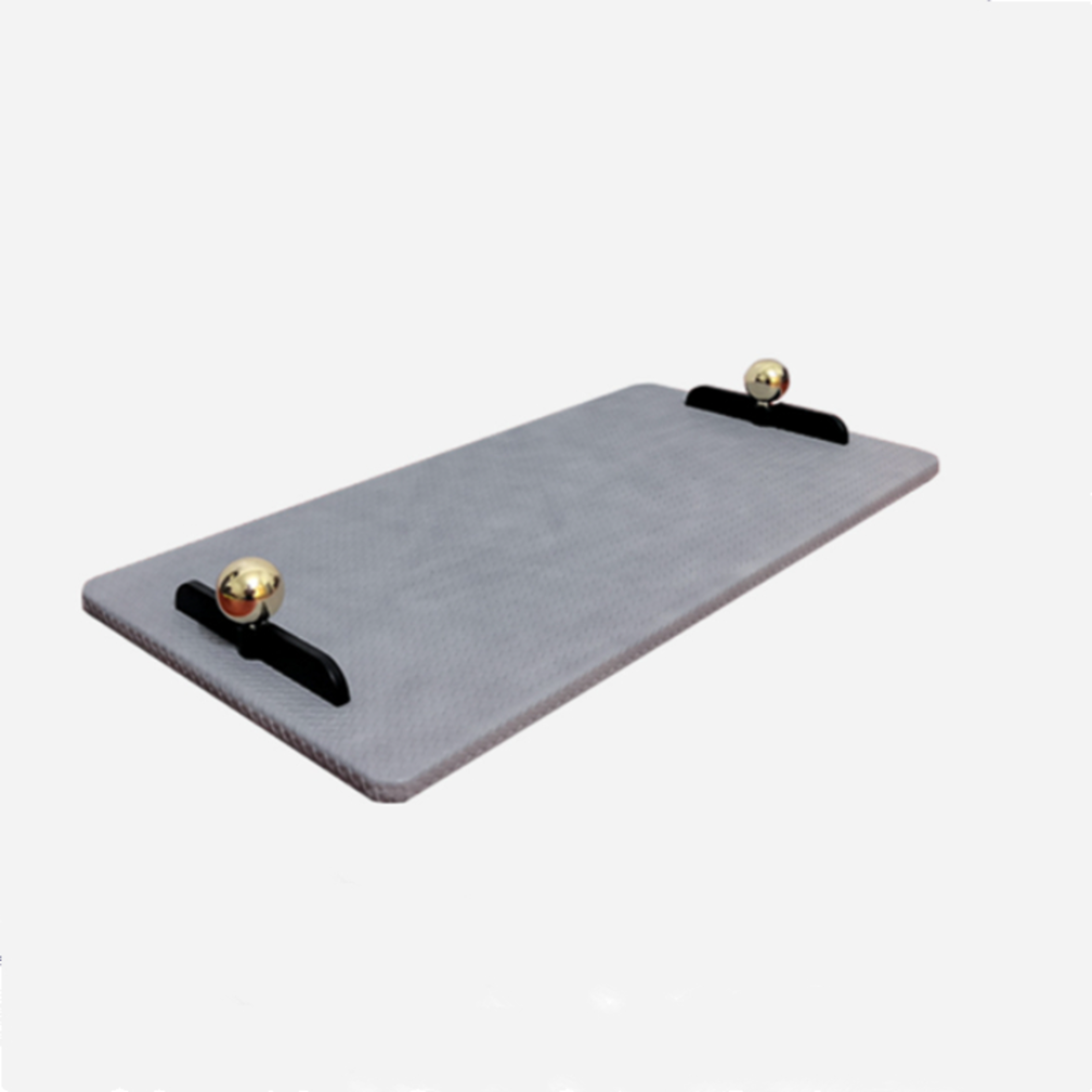 rectangular leather storage tray for jewelry makeup and coffee table organization