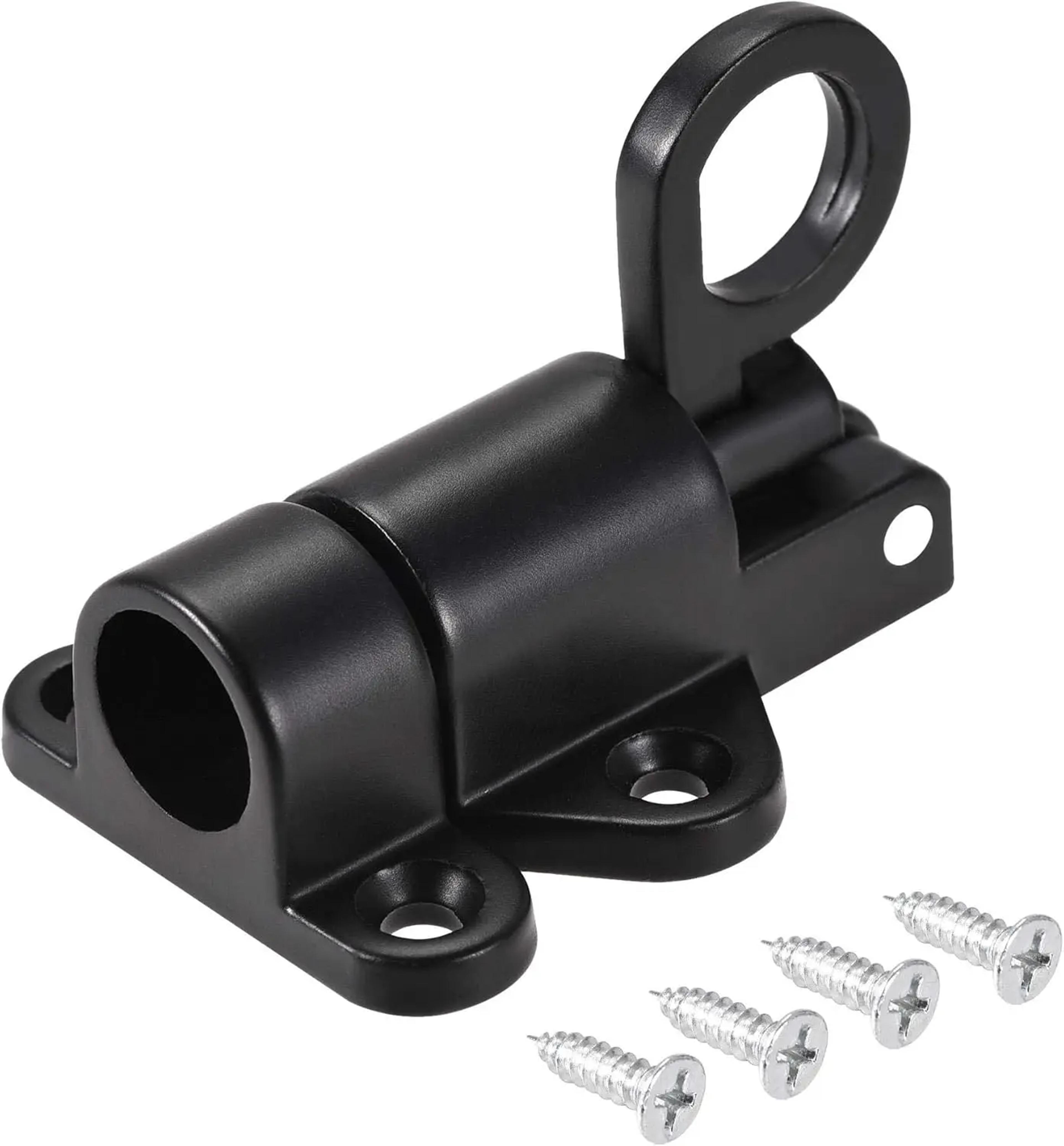 automatic self closing aluminum alloy barrel bolt latch with pull ring for doors and gates