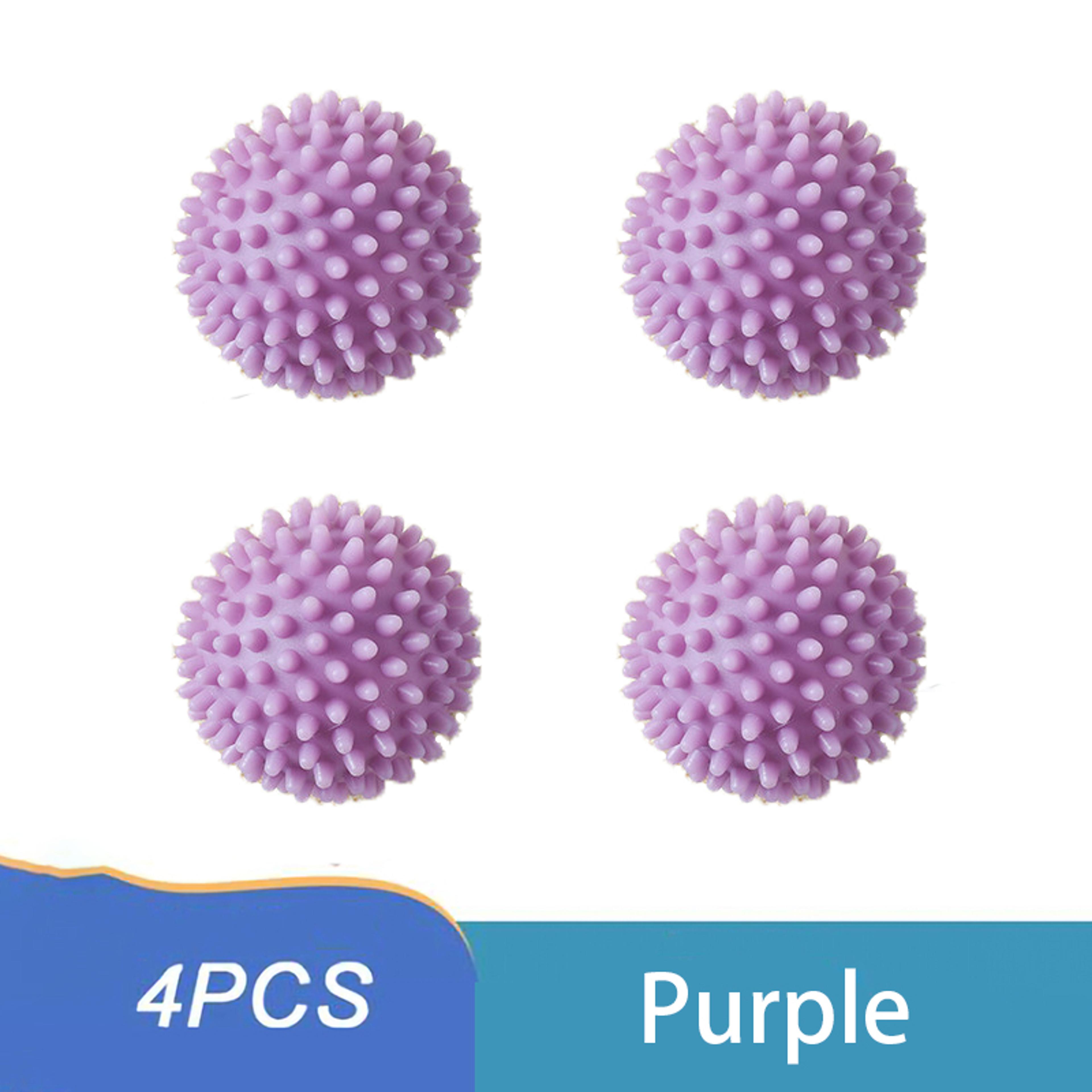 4pcs pvc dryer ball reusable laundry ball washing machine drying fabric softener ball for home clothe cleaning tool accessrices