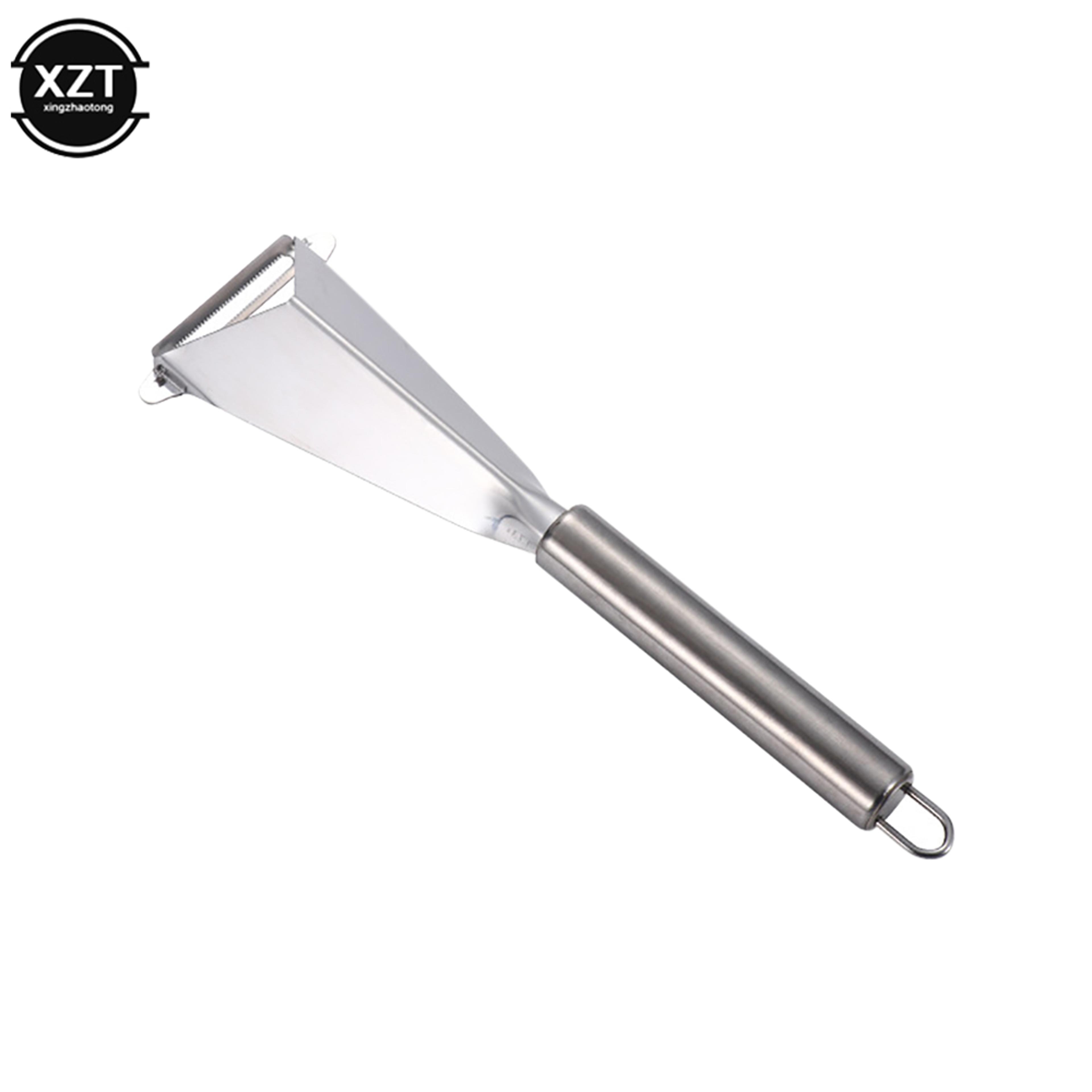 stainless steel fruit carving knife – triangular vegetable slicer with anti-slip grip