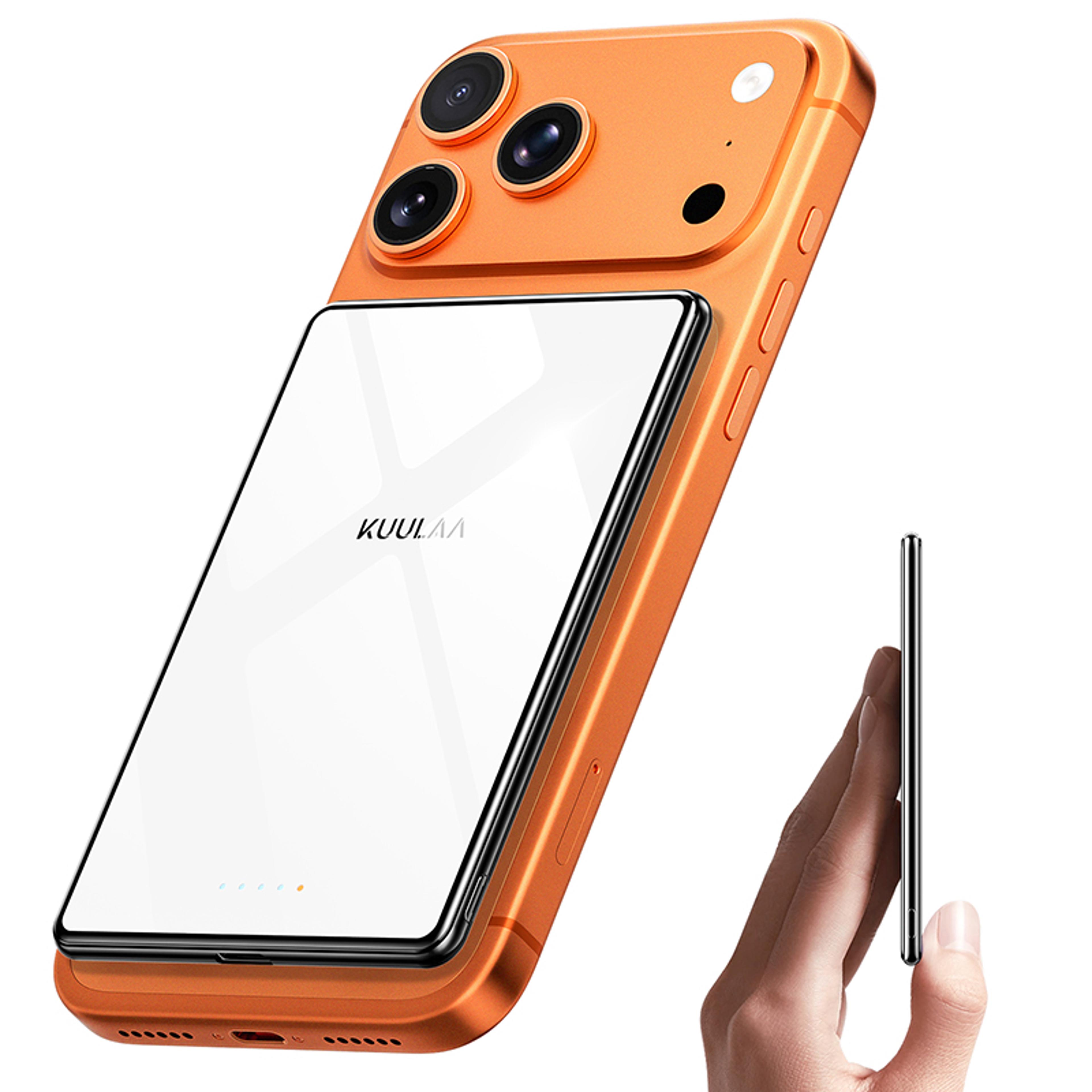 5000mah magnetic wireless power bank with 20w fast charging for iphone