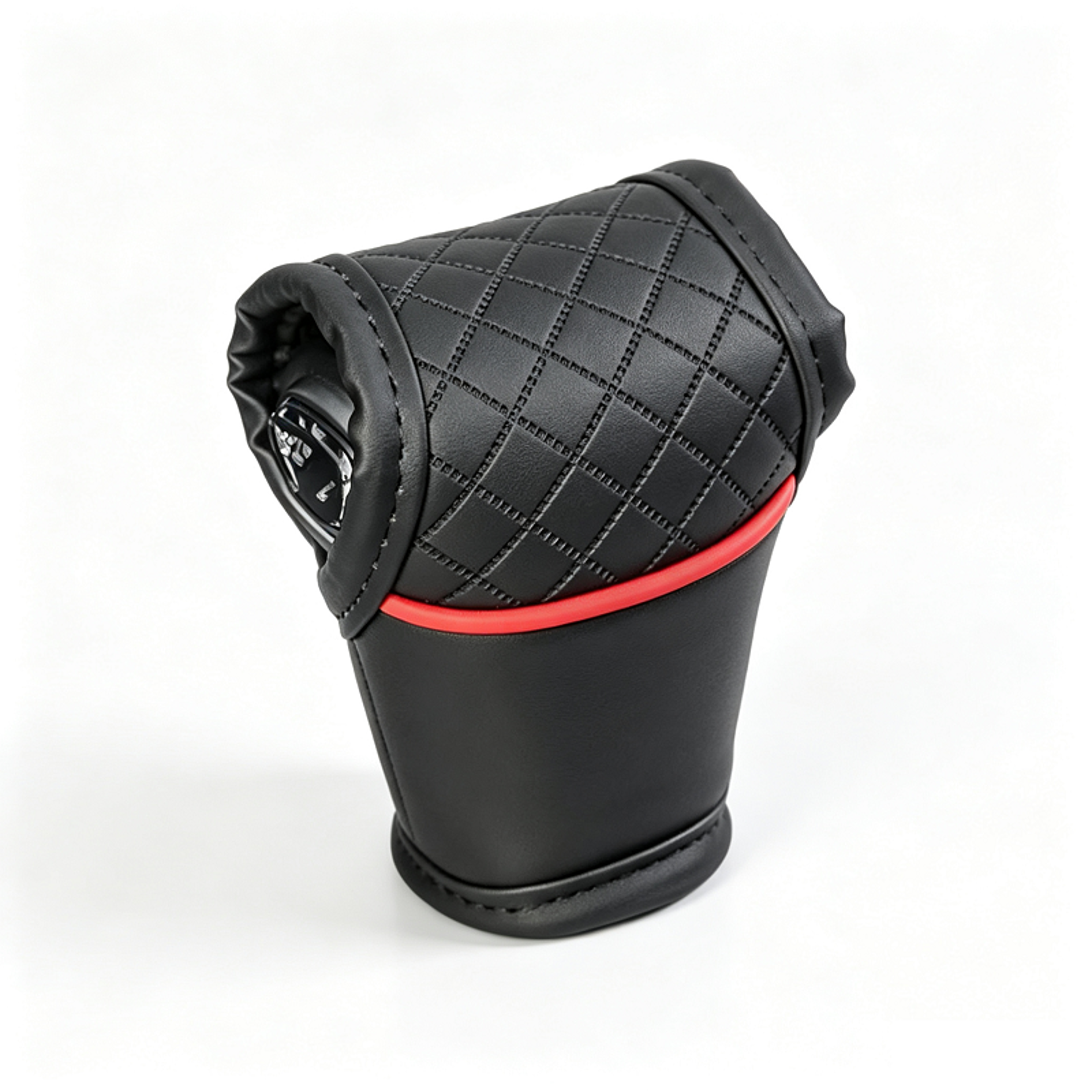 pu leather car gear shift knob cover – protective shifter accessory