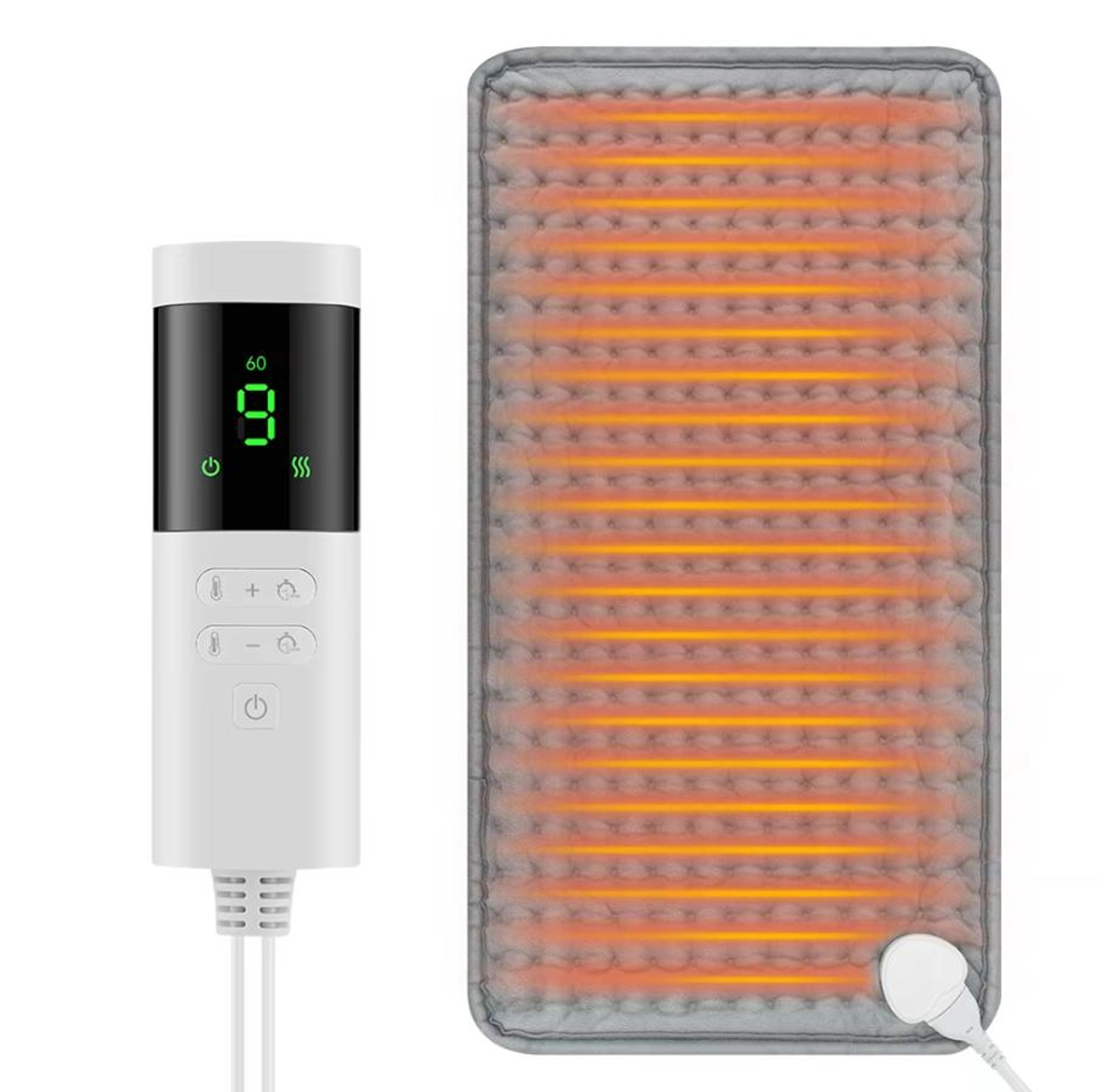 electric heating pad blanket with 9 heat levels and 4 modes for neck back and shoulders