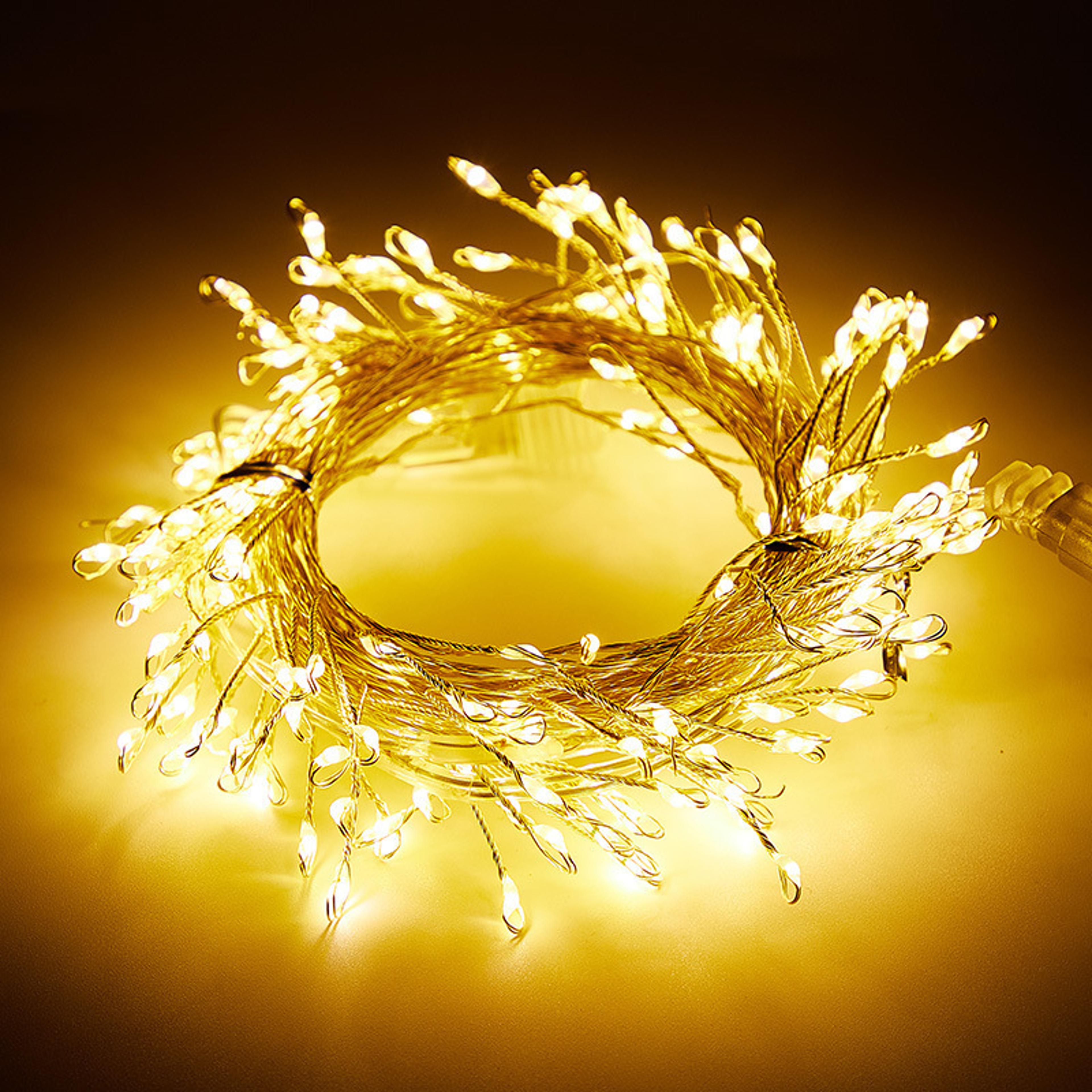 led firecracker string lights – usb powered dimmable fairy lights with remote control