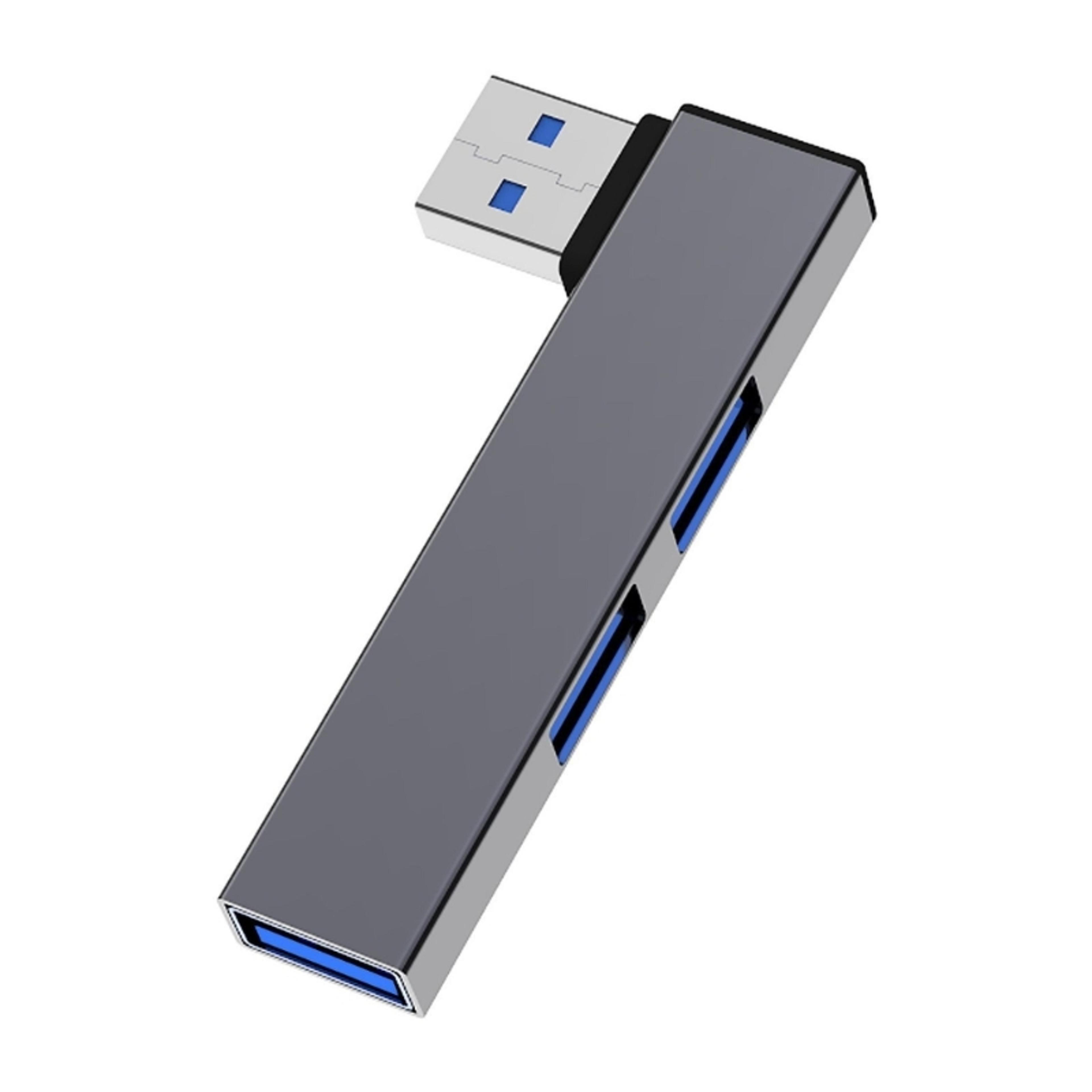 3-port usb 3.0 hub with usb-c and usb-a ports – 5gbps aluminum alloy adapter
