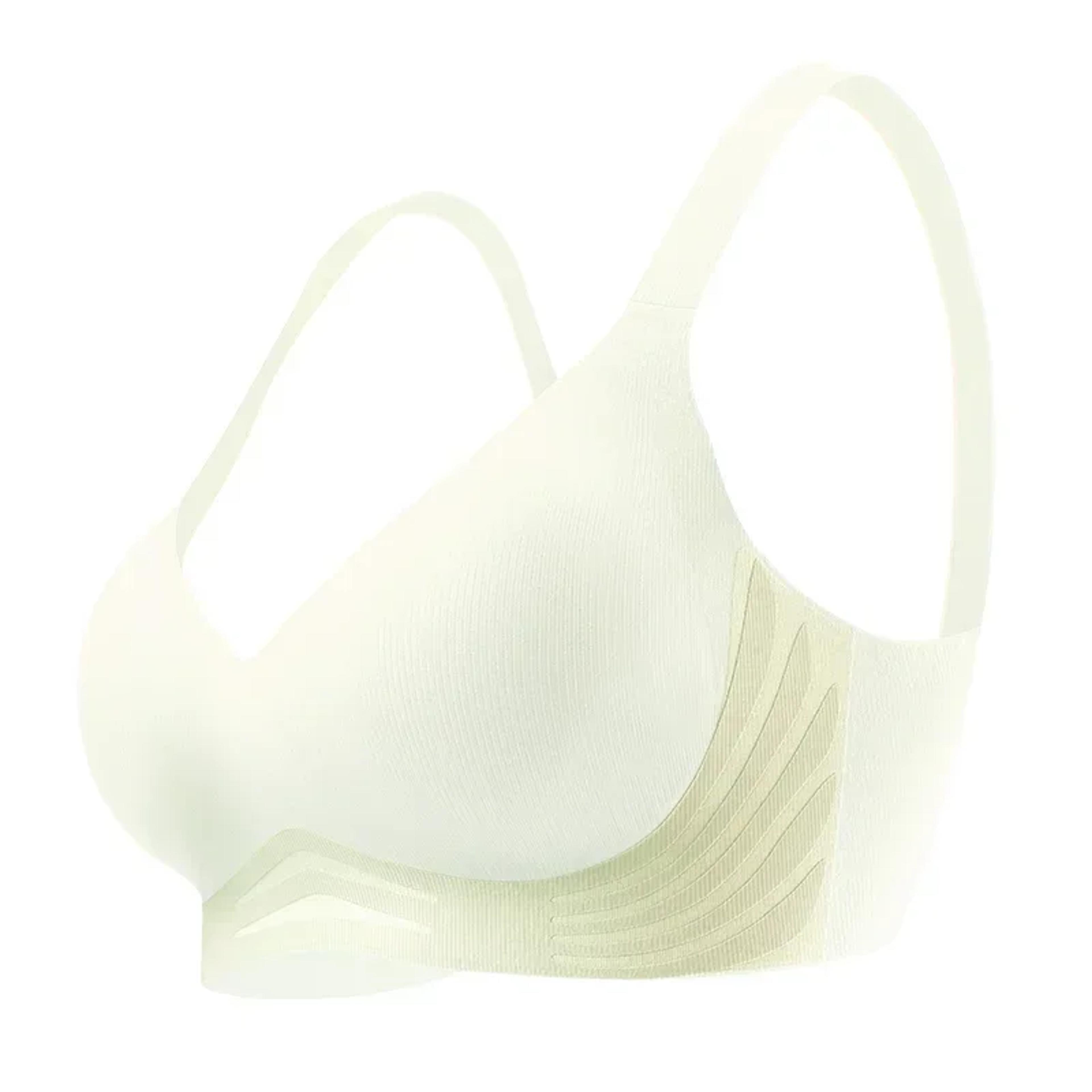 wireless push-up bra for women – seamless padded smoothing bra with adjustable straps