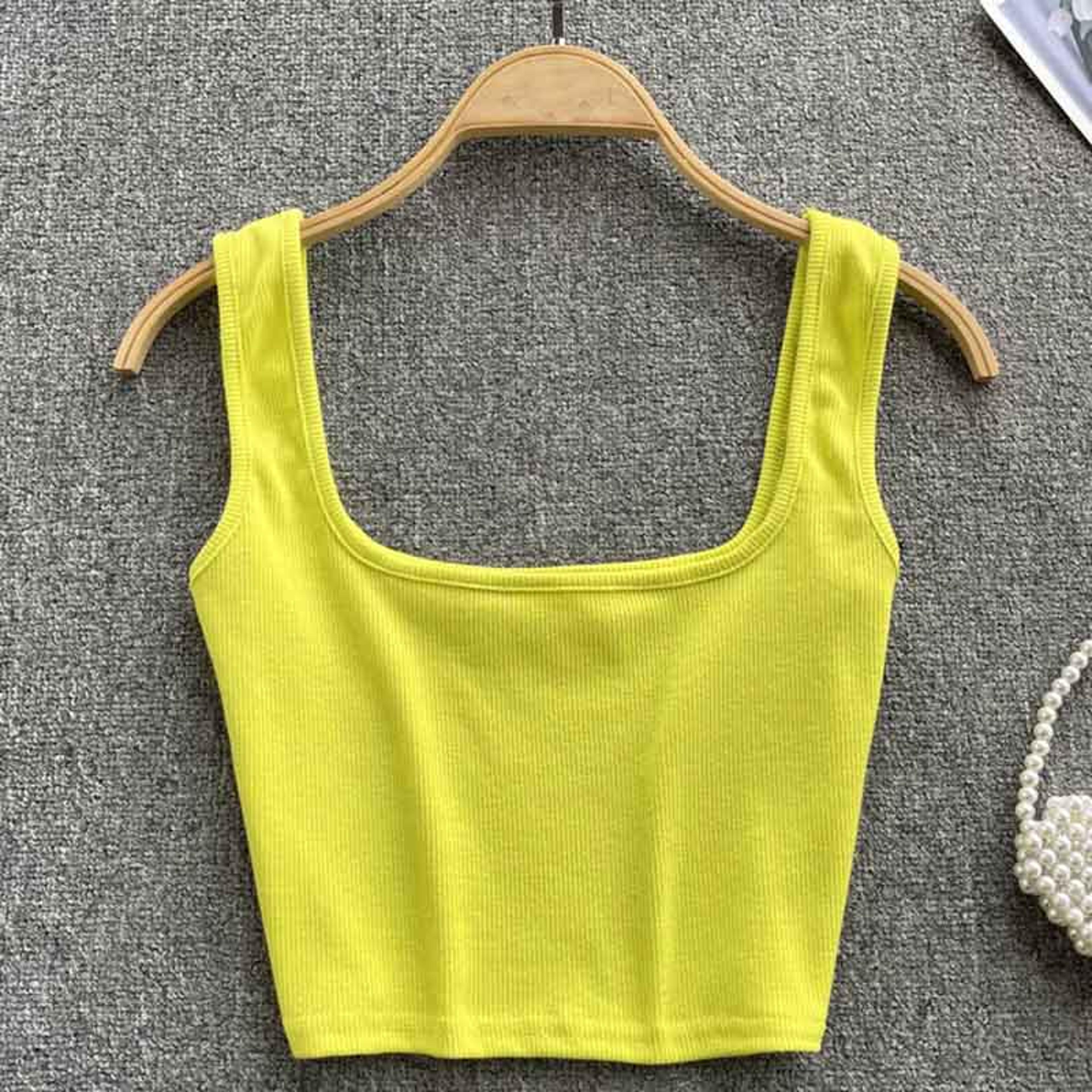 women's backless crop tank top – slim fit y2k sleeveless summer camisole