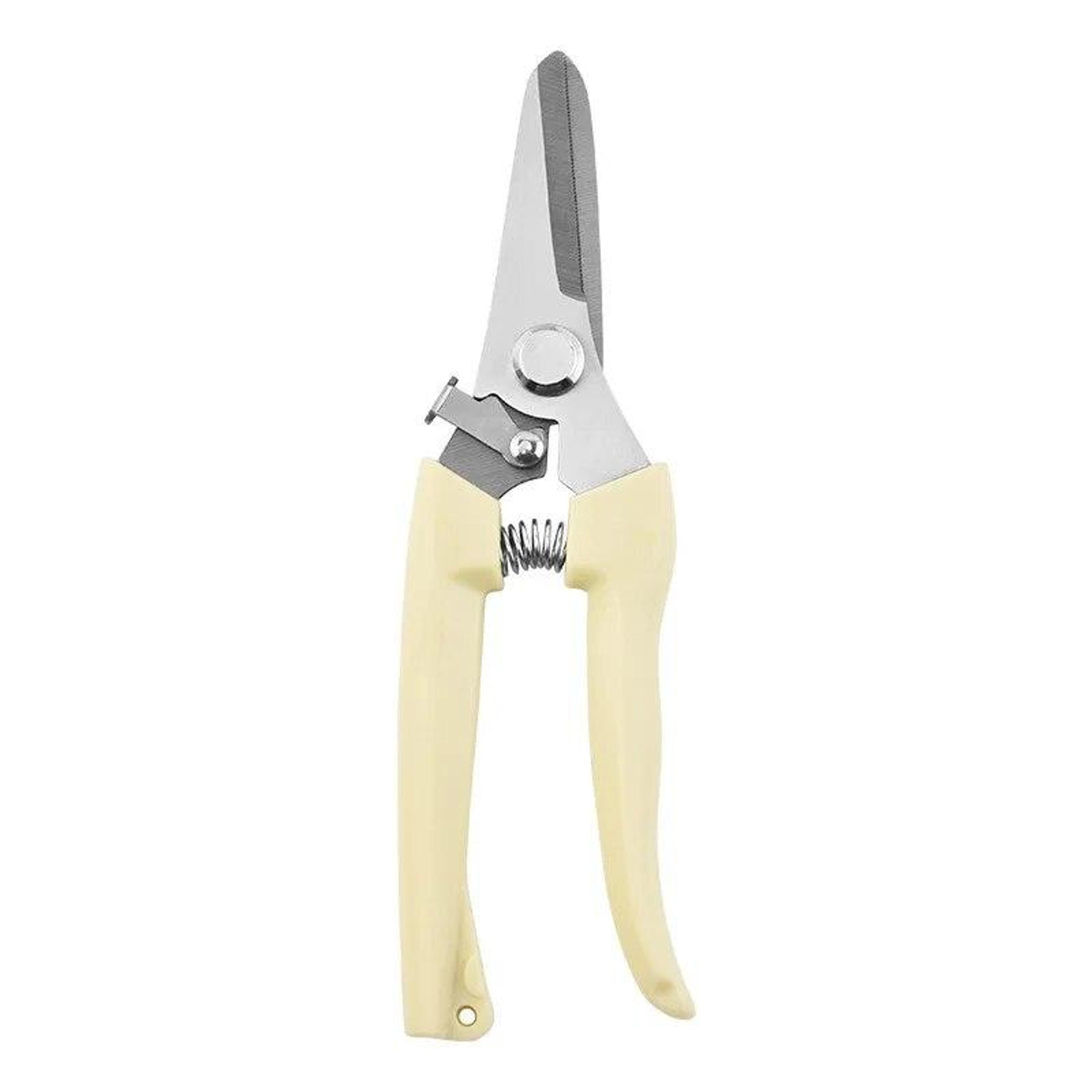 stainless steel pruning shears – anti-slip garden scissors for flowers and branches