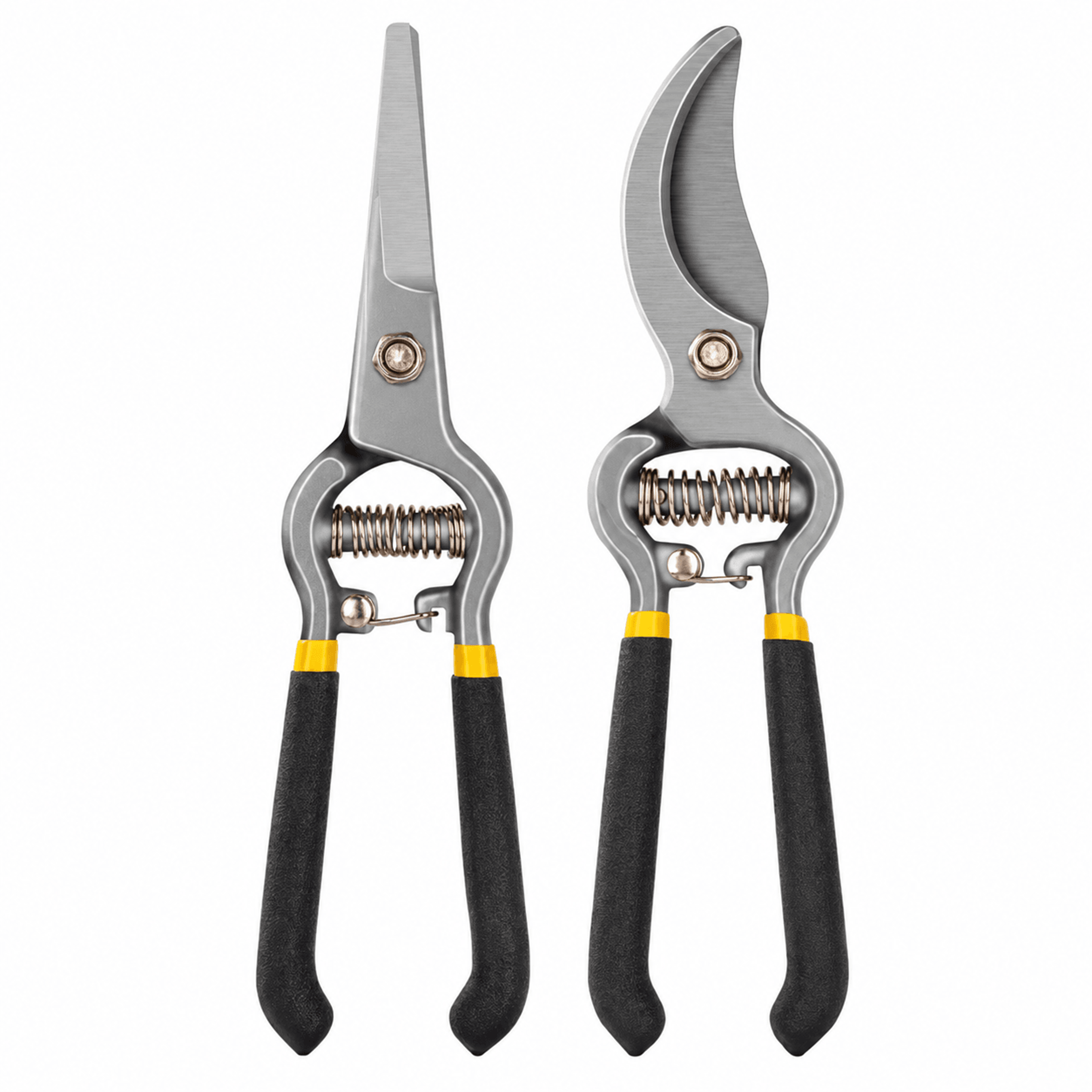 8.5-inch bypass pruning shears set – 2-piece garden pruners with anti-slip grip