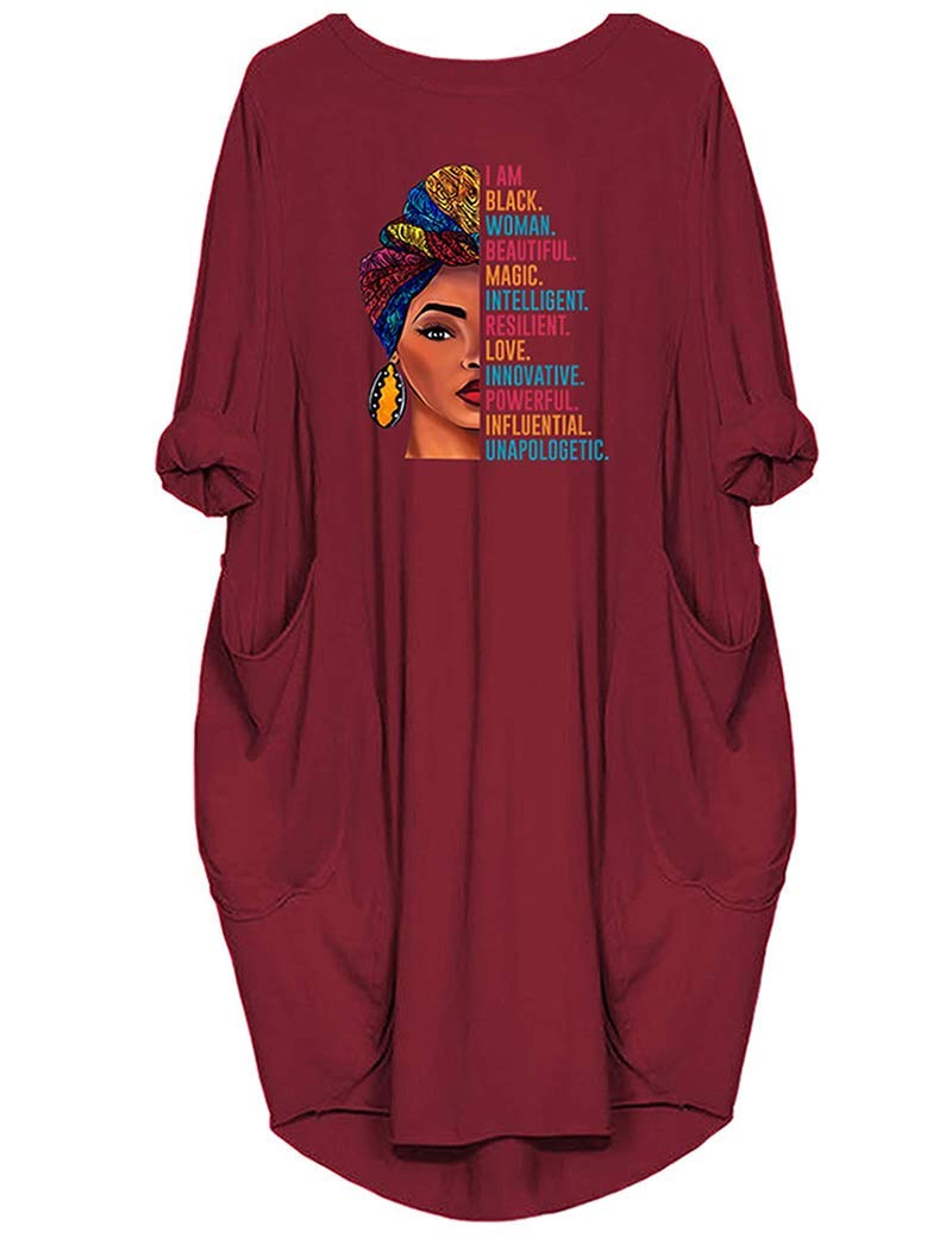plus size women's casual knee-length dress with loose fit and o-neck