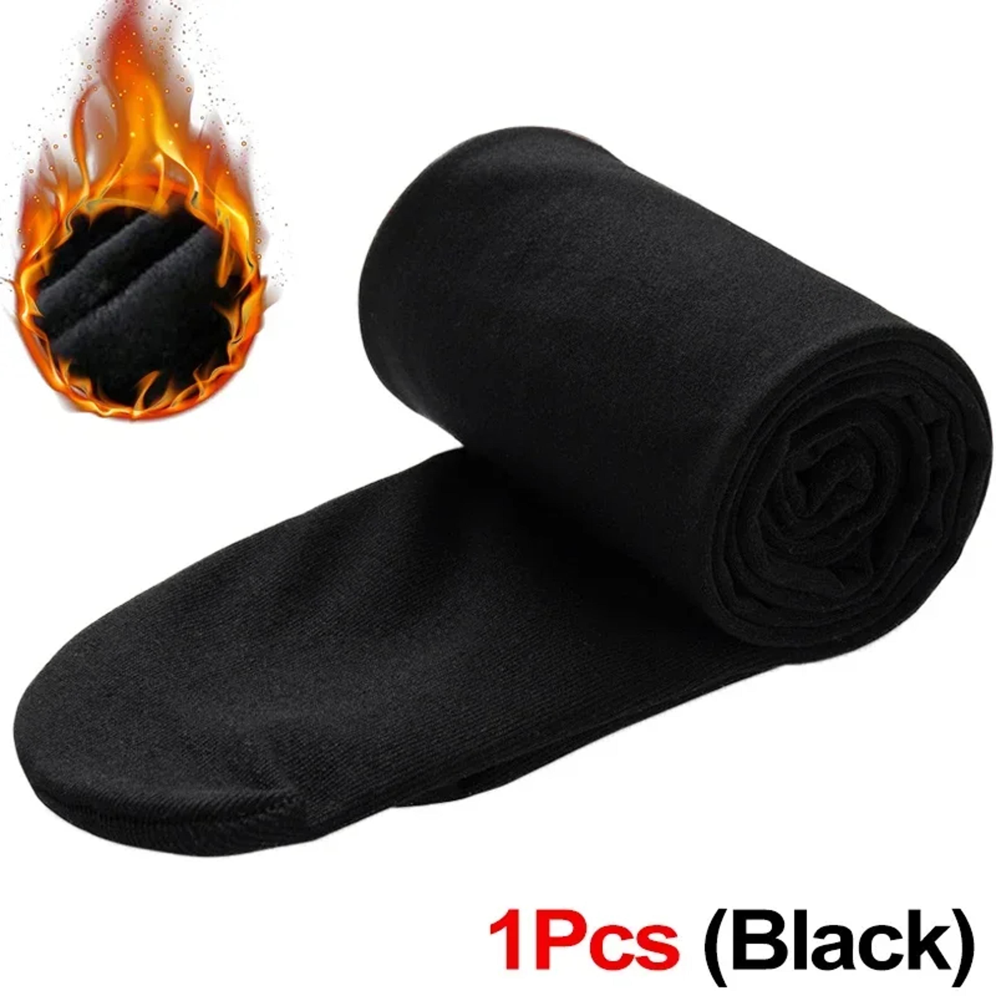 women's thermal fleece leggings high waist winter warm tights