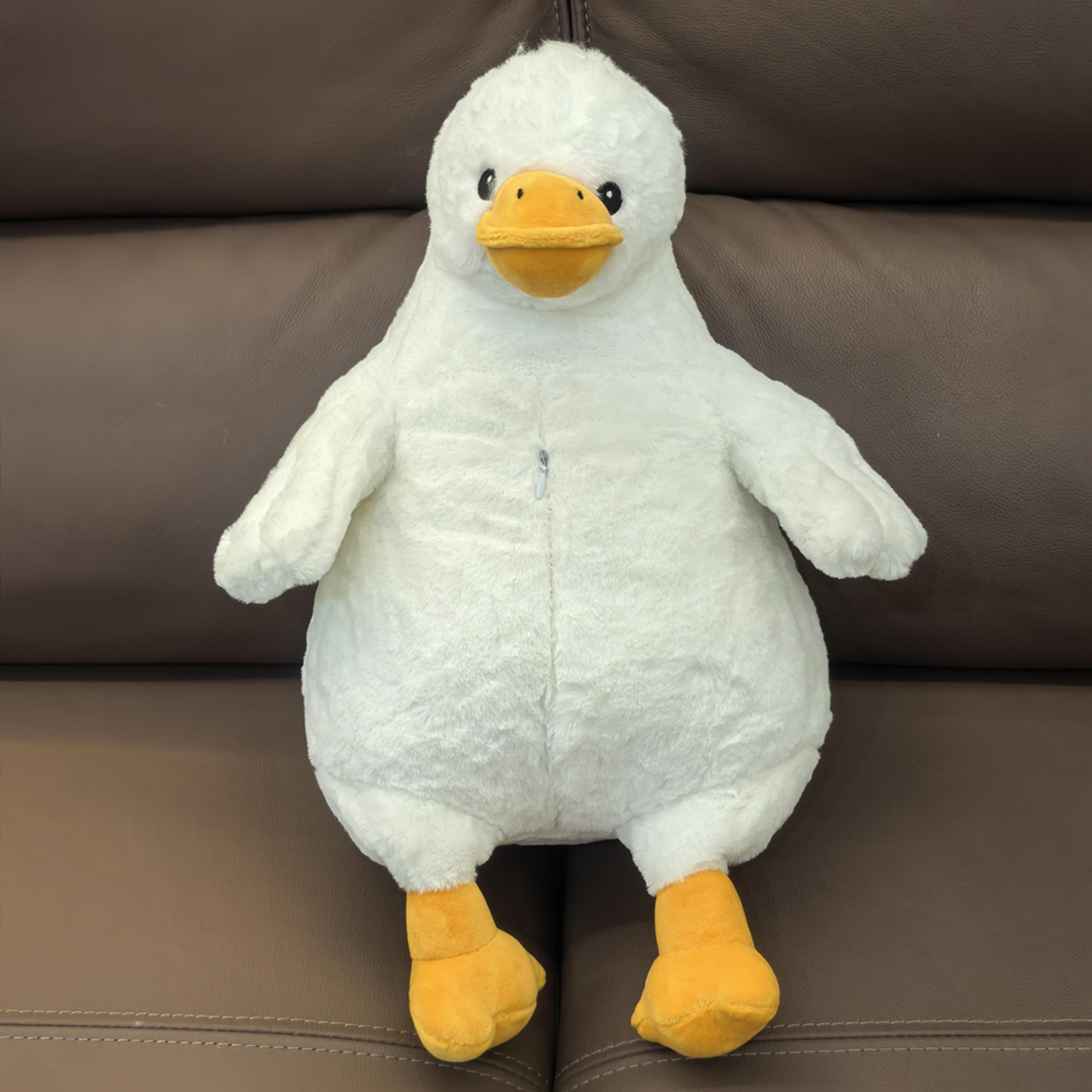 funny goose plush toy soft stuffed duck sleeping pillow and sofa cushion