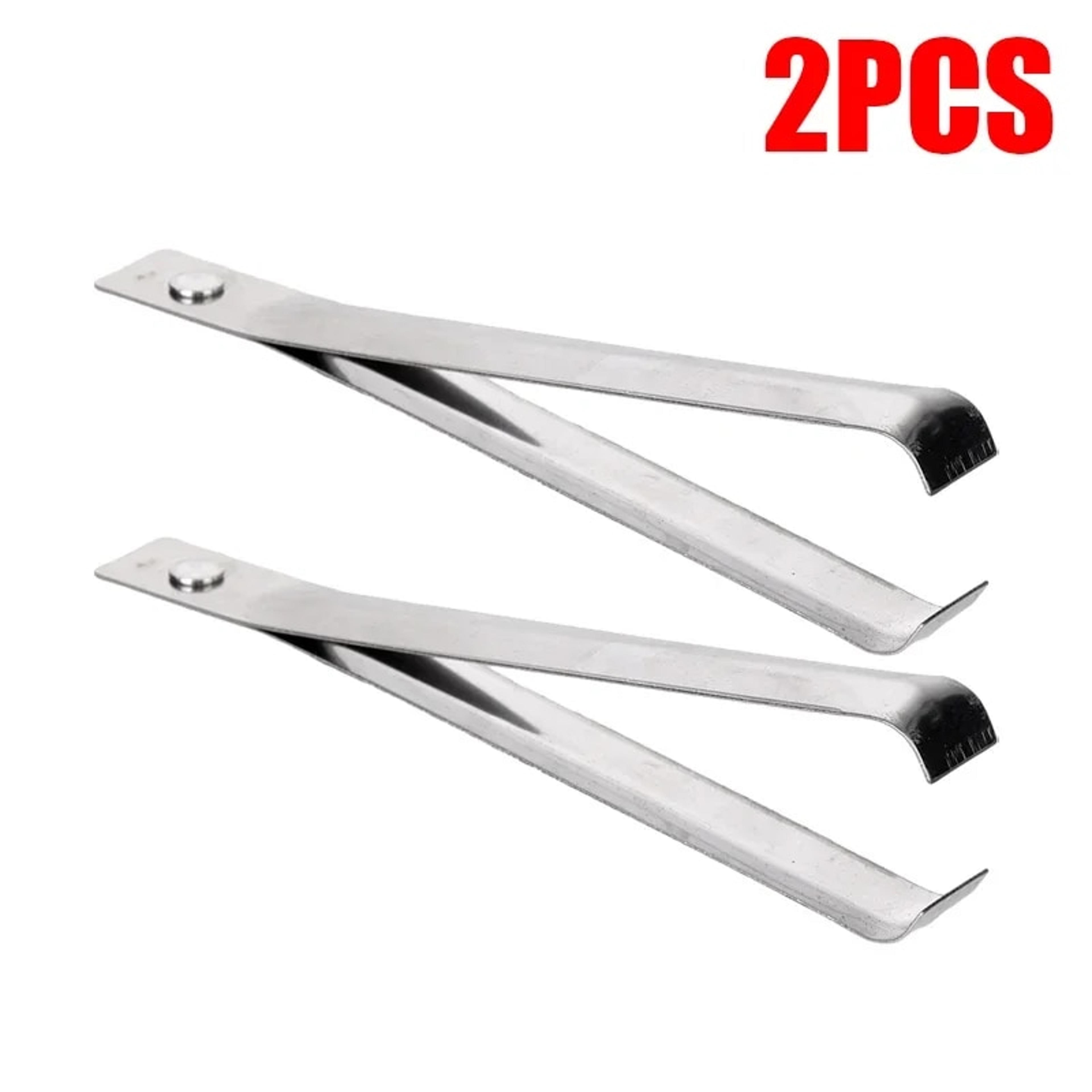 stainless steel garlic peeler & hair plucking clip