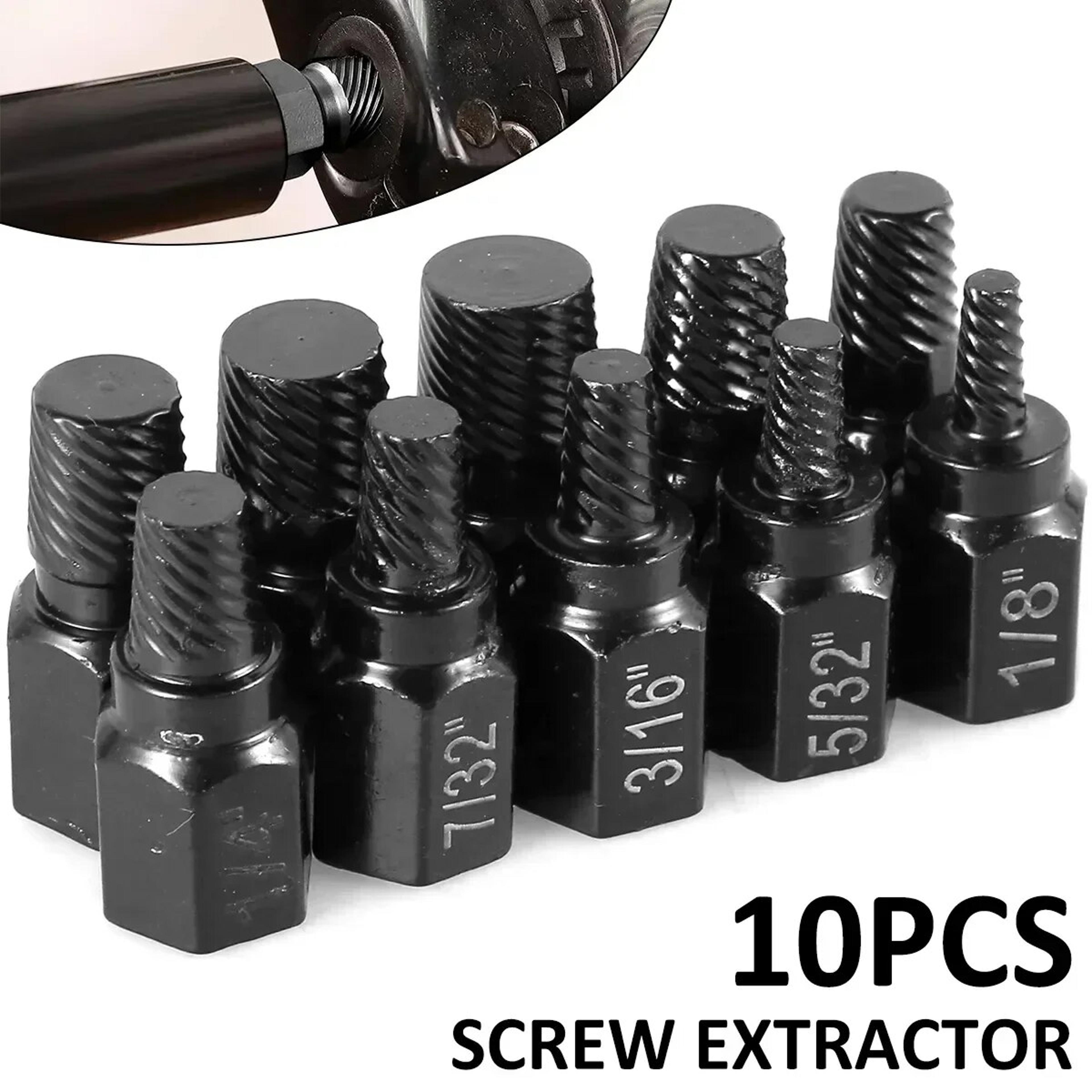 26/13/10-piece bolt nut extractor set | impact bolt nut remover tool kit for damaged, broken, or rusted screws