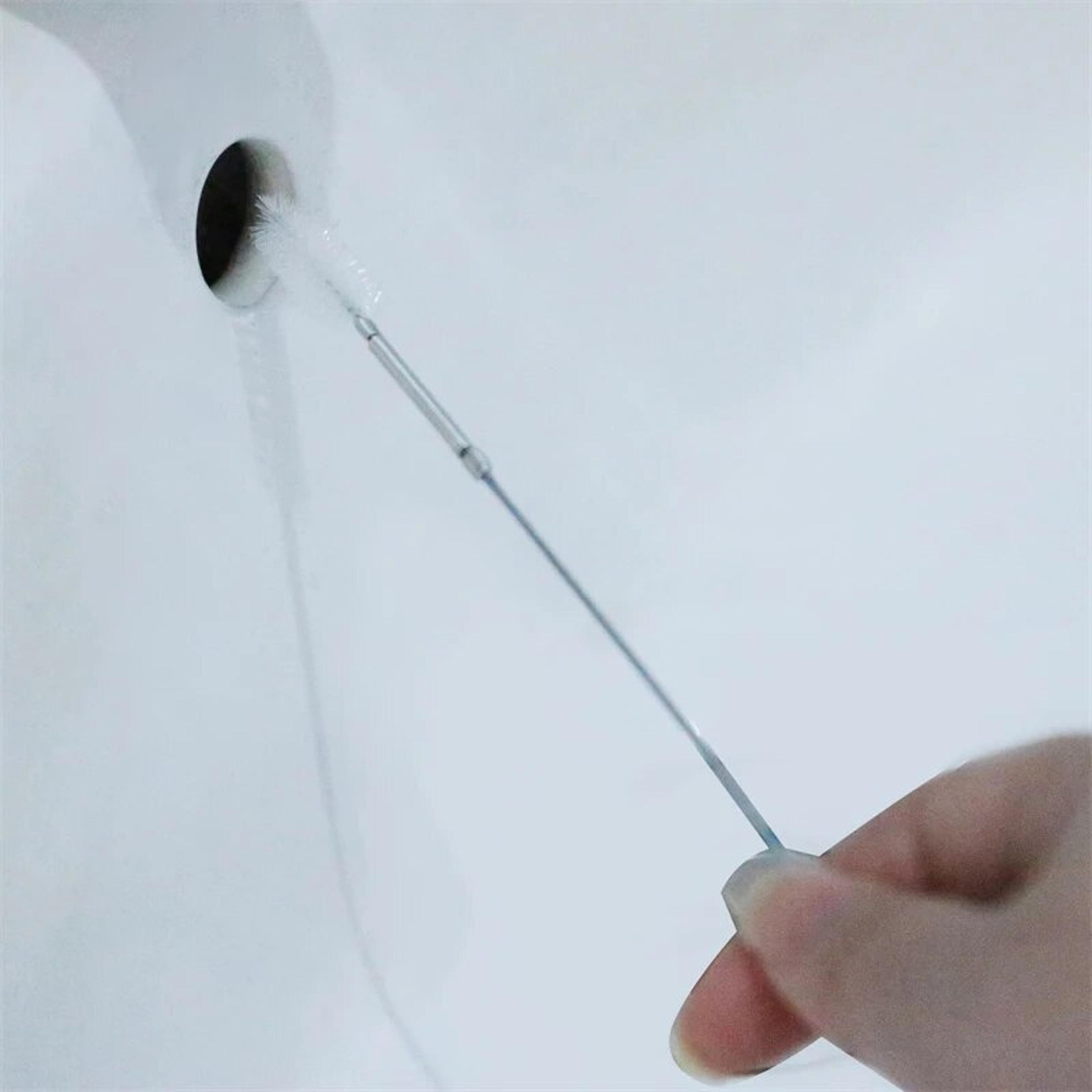 long flexible refrigerator drain cleaning set - efficient water tube dredging tool