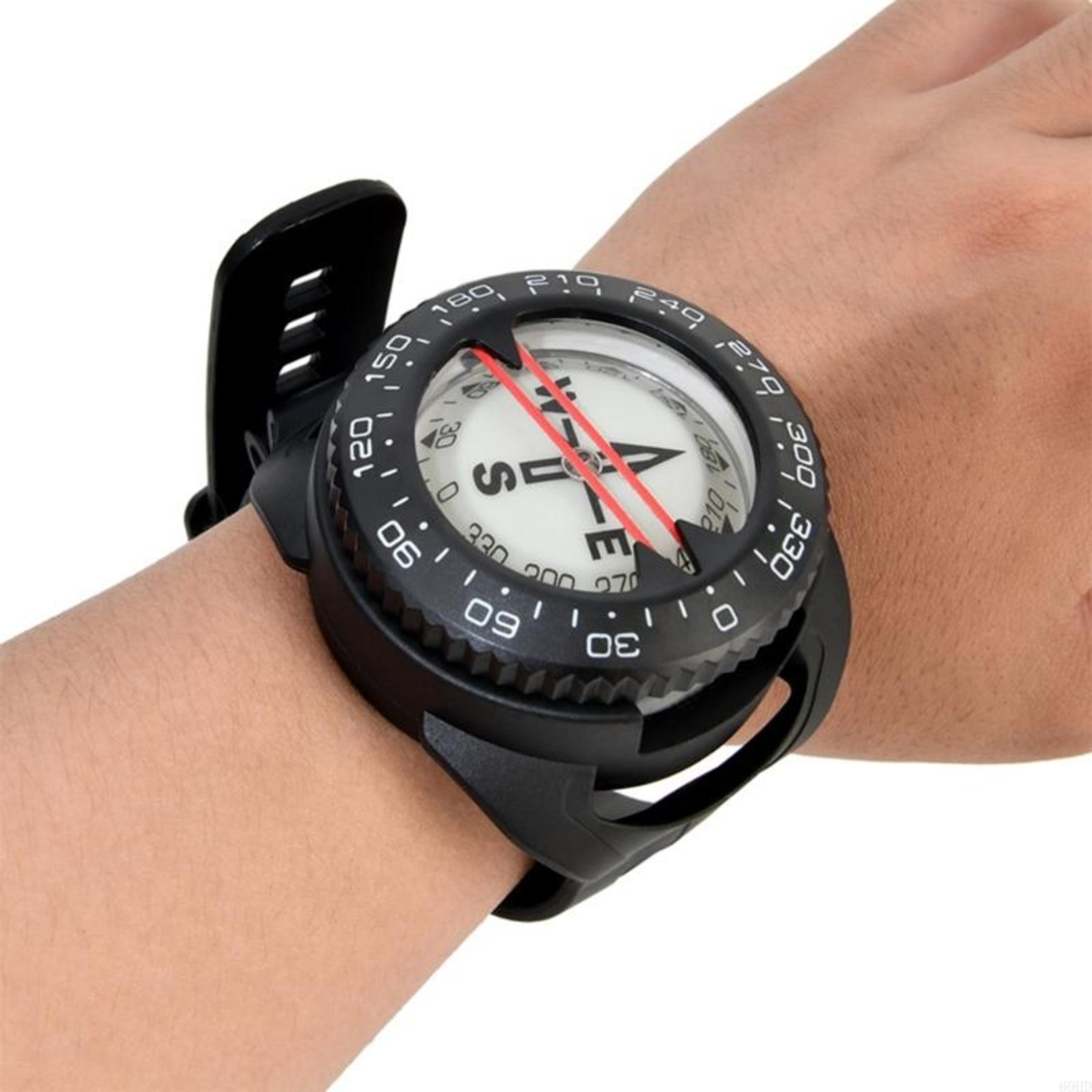 adventure waterproof compass watch for hiking navigation and outdoor survival