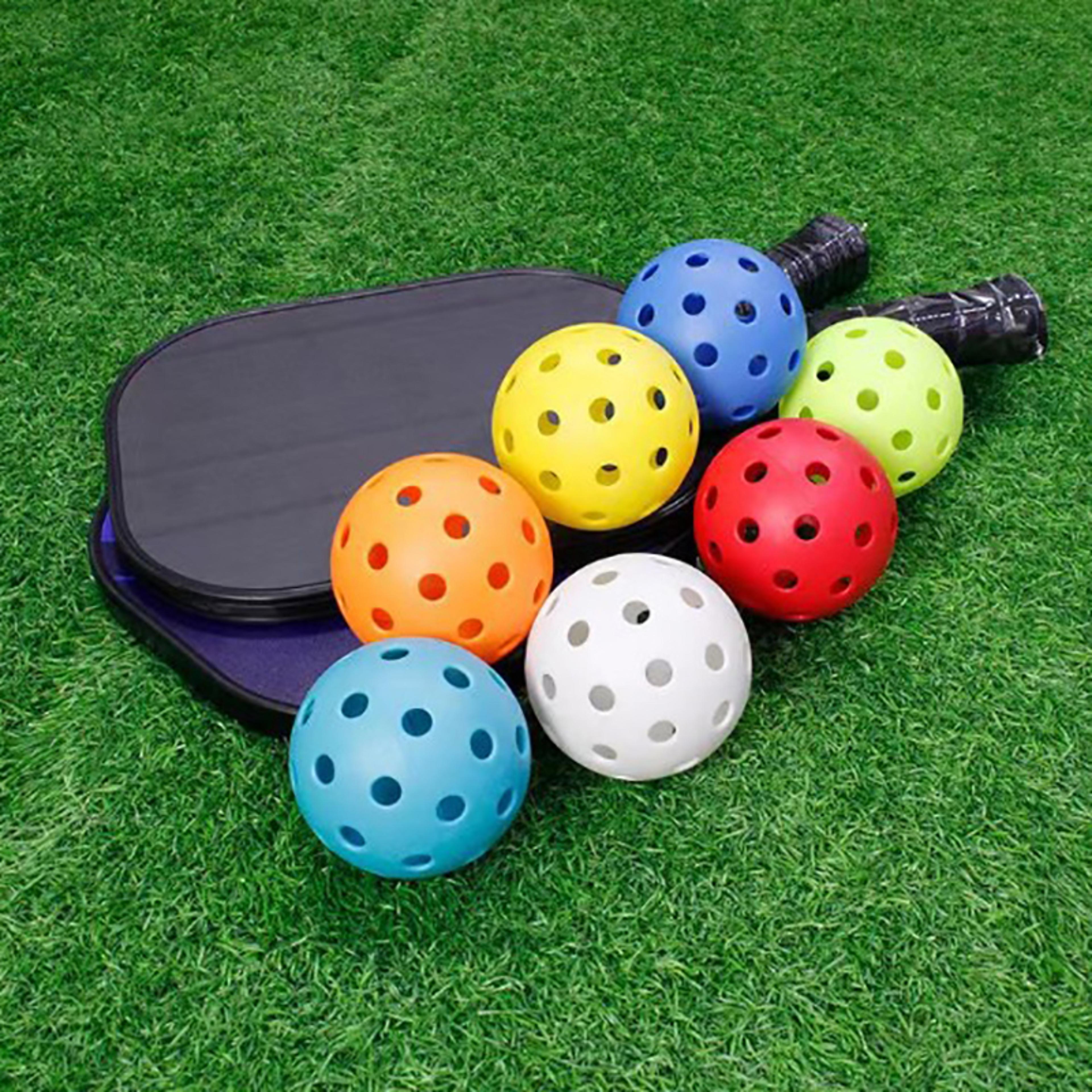 glowpro luminous pickleball balls for night play durable outdoor competition ball