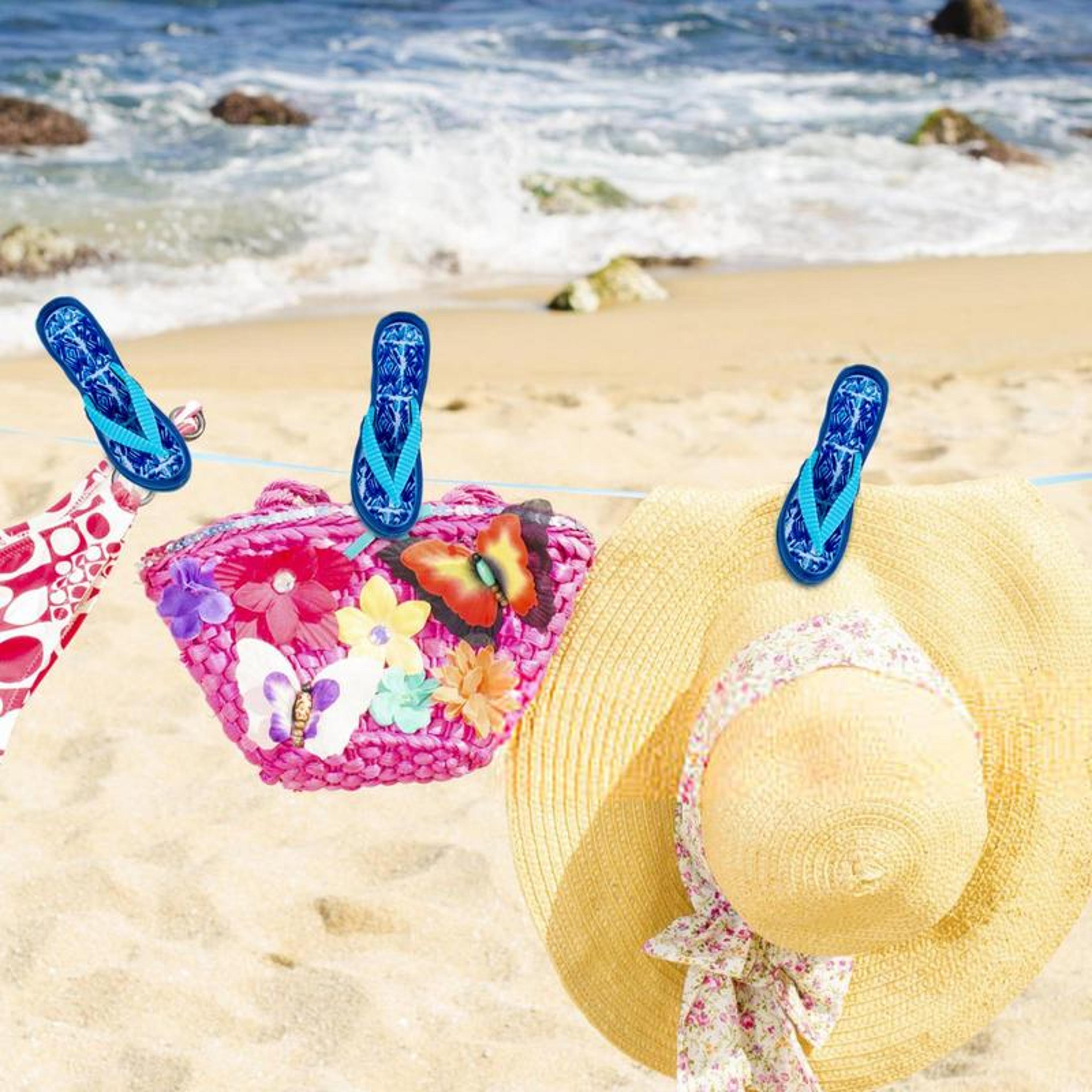 cute beach towel clips heavy duty towel holder pegs for chairs and poolside use